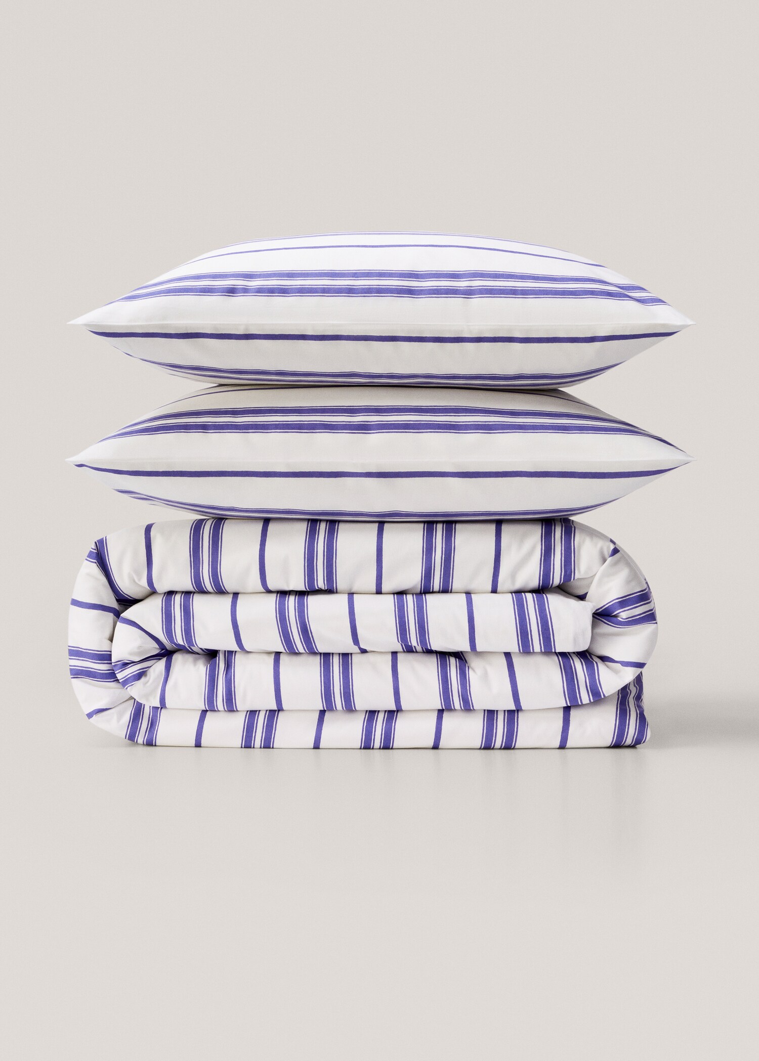Duvet cover with striped design 150cm - Article without model