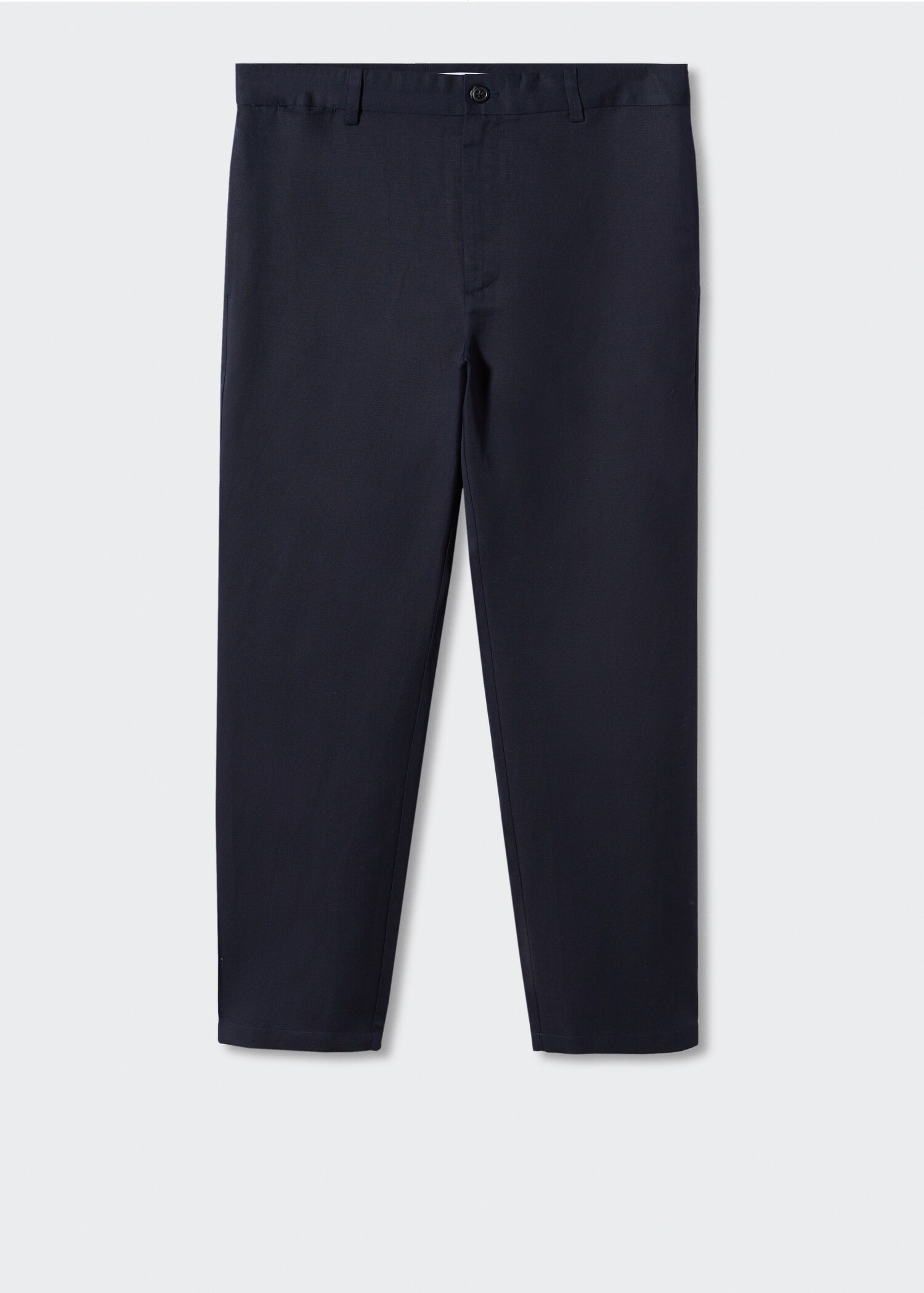 Slim-fit lyocell linen pants - Article without model
