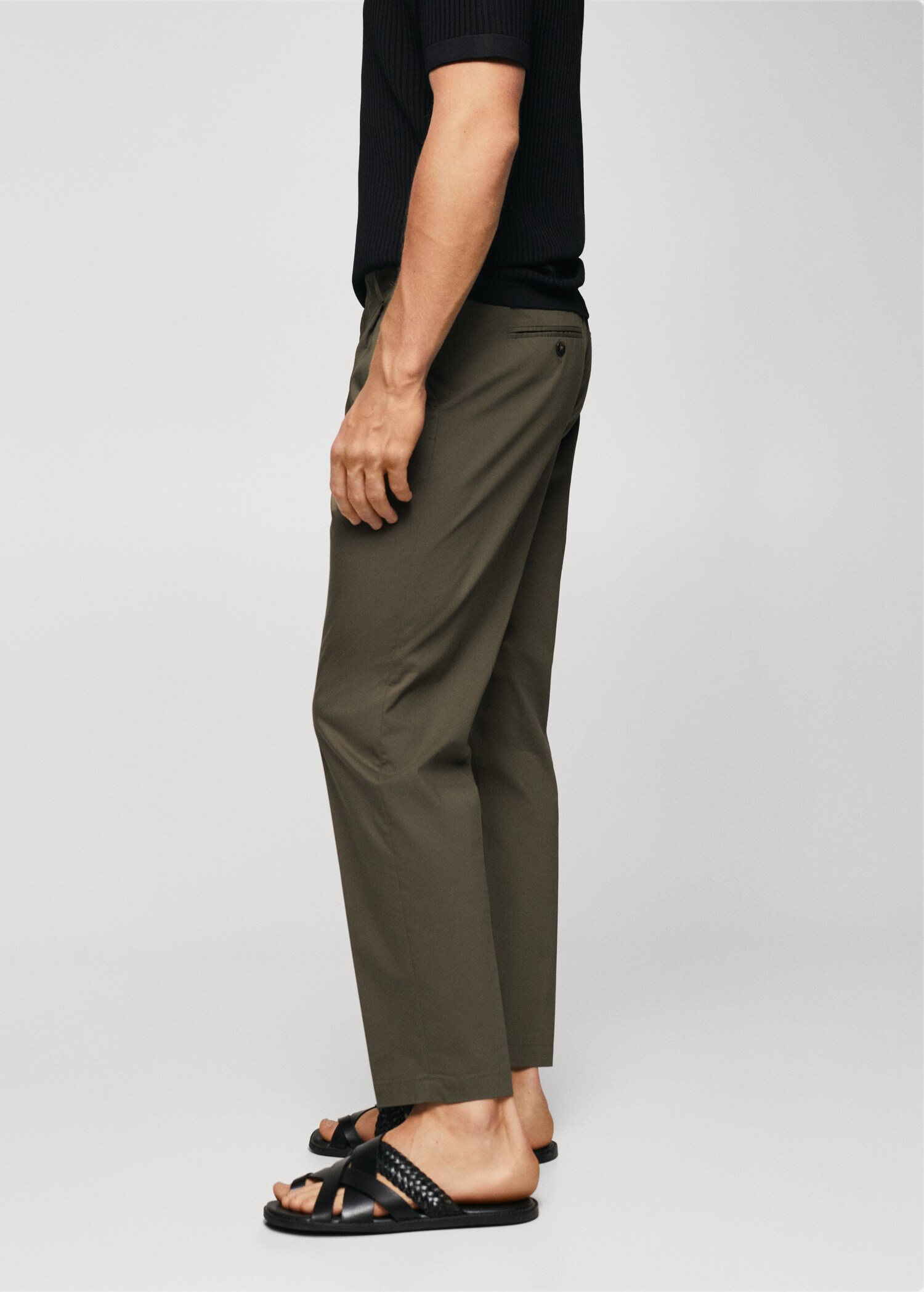 Pantalón pinzas algodón - Detalle del artículo 4