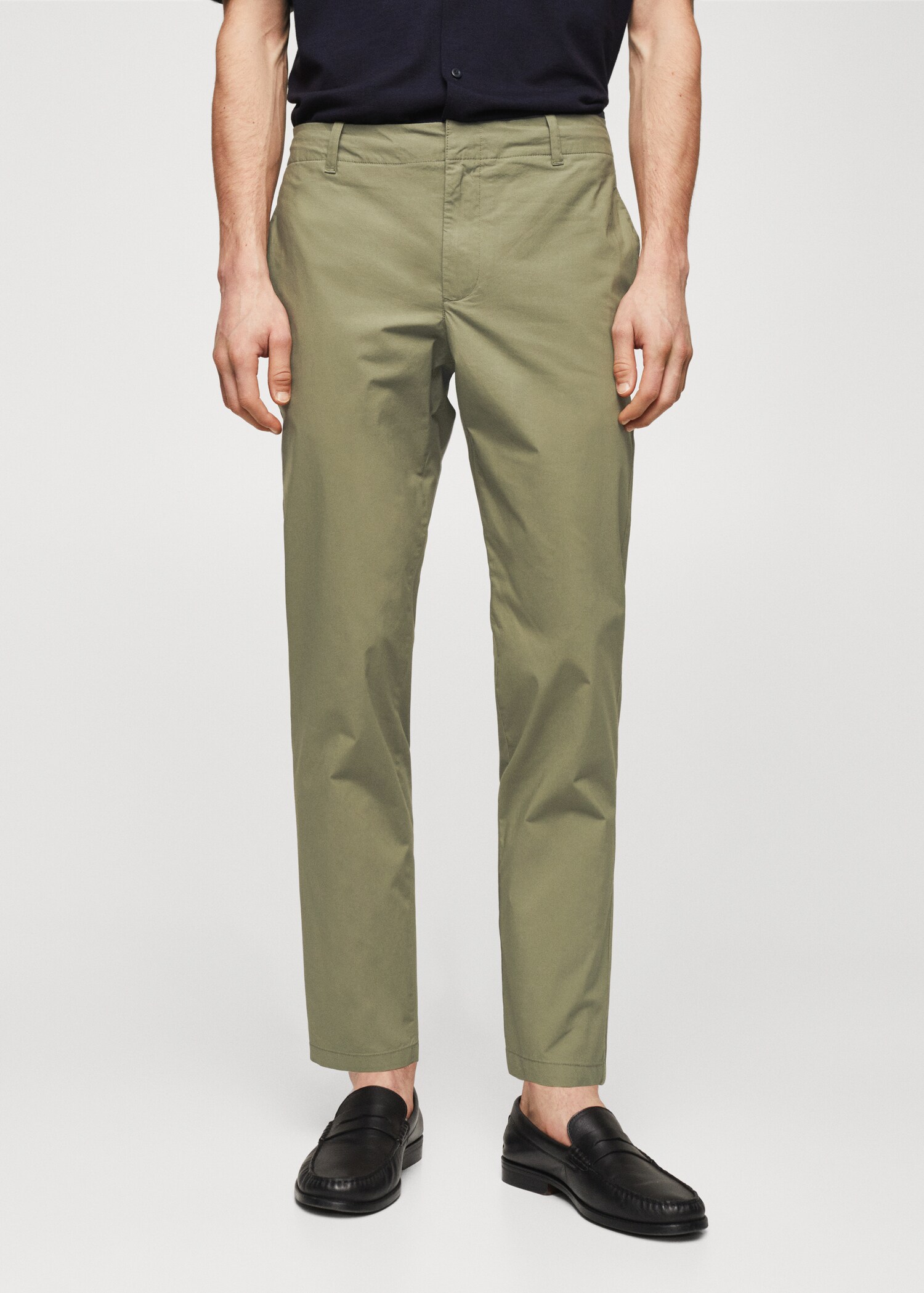 Pantalon slim fit coton - Plan moyen