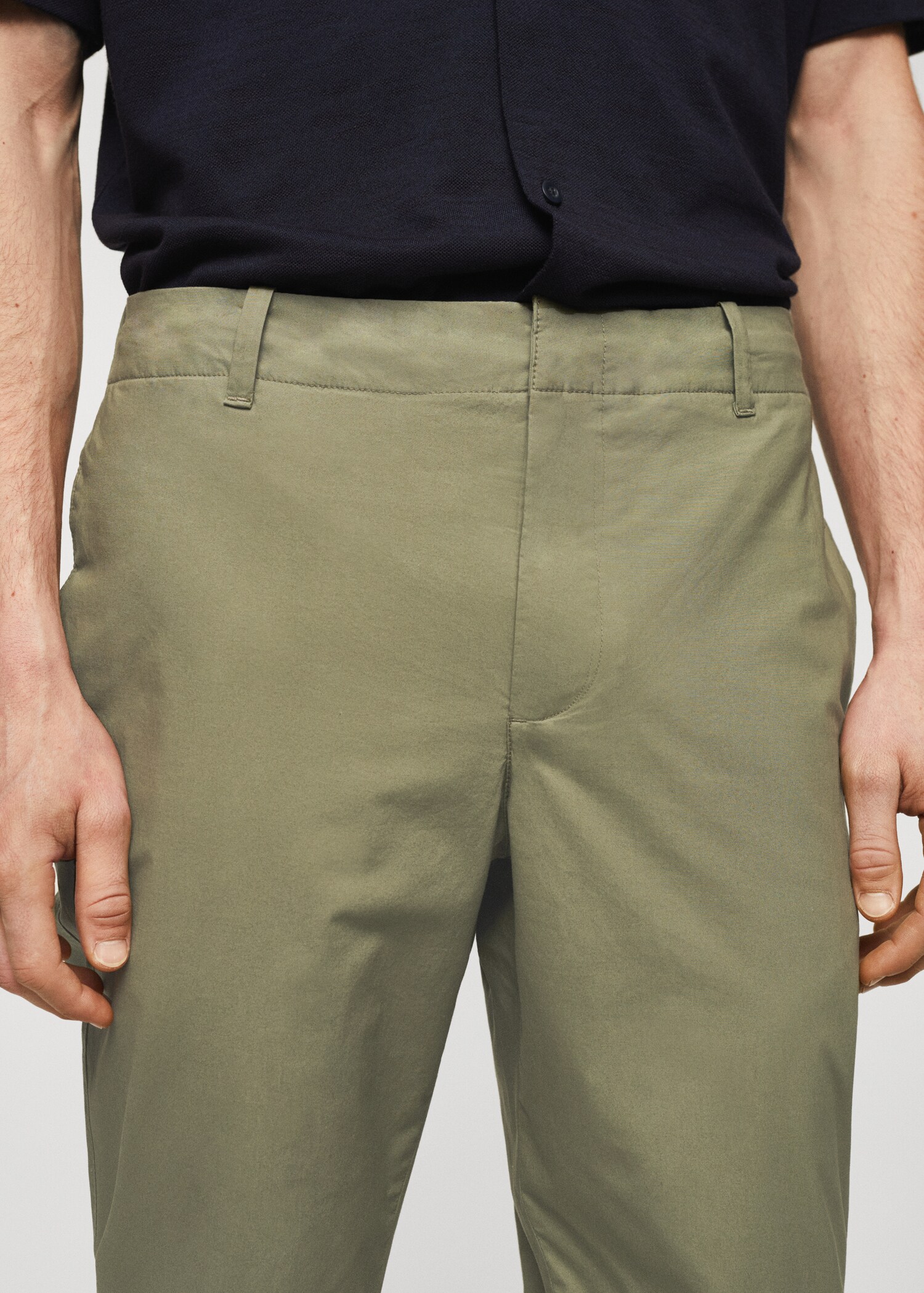 Pantalon slim fit coton - Détail de l'article 1