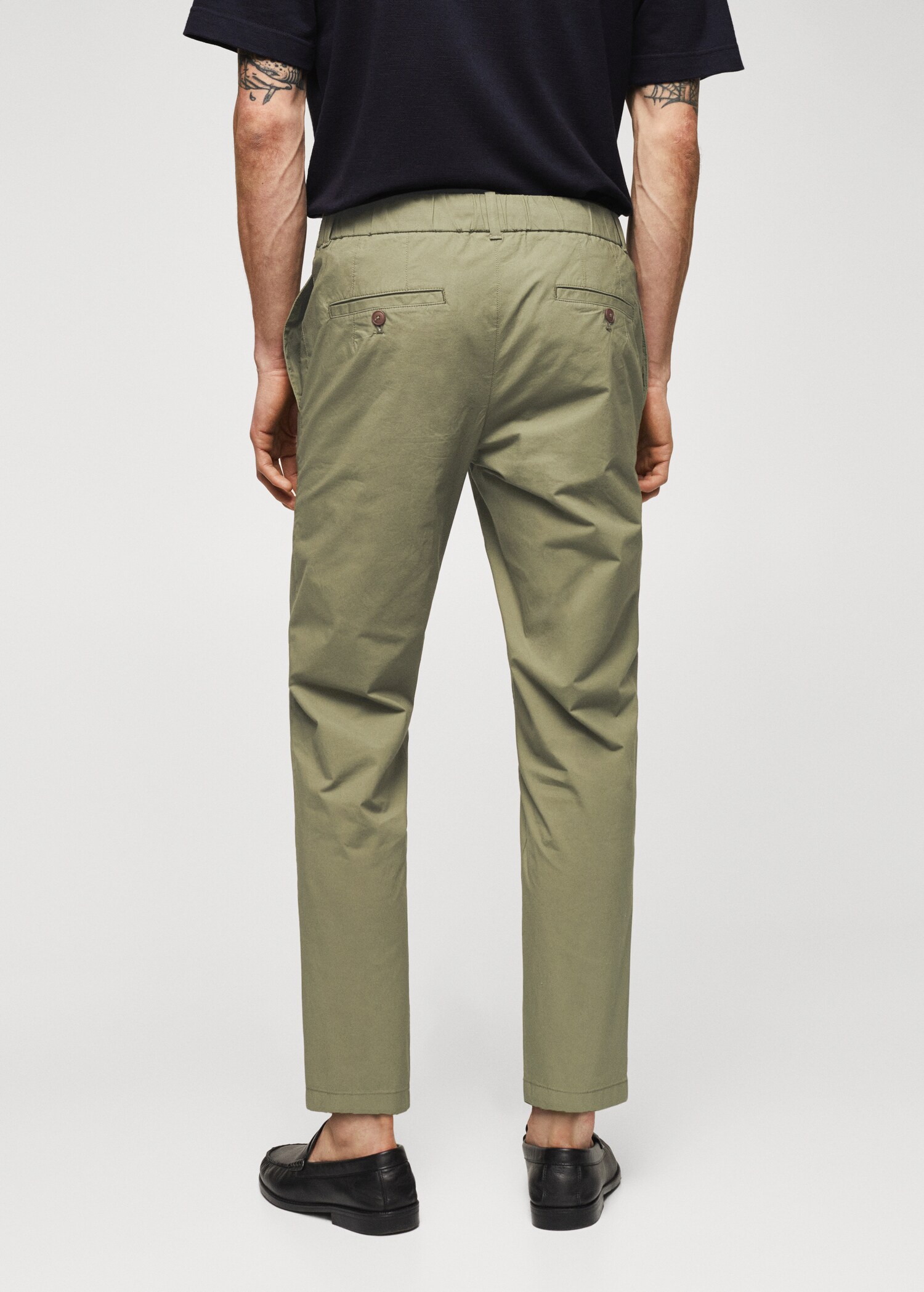 Pantalon slim fit coton - Verso de l’article