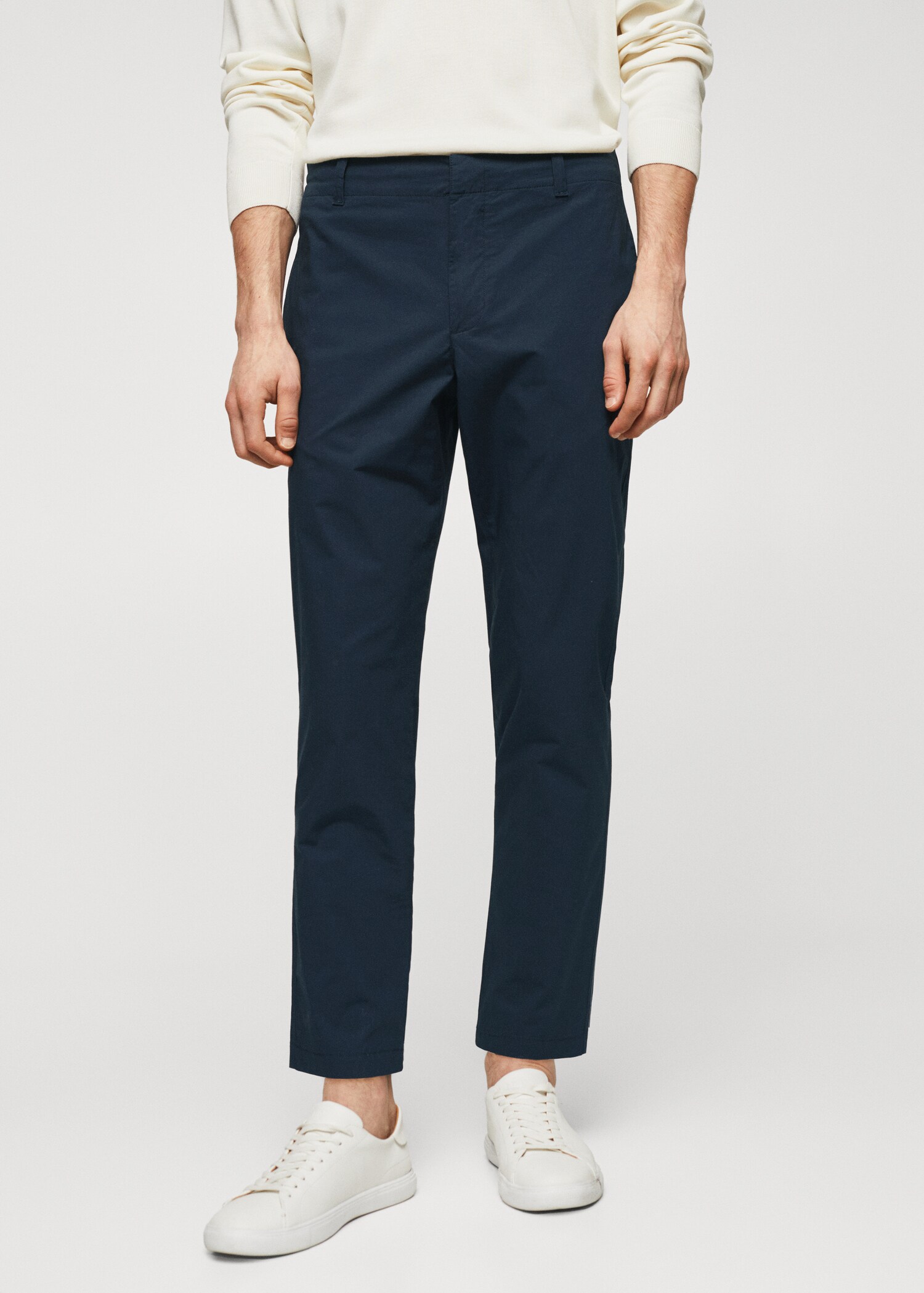 Pantalon slim fit coton - Plan moyen