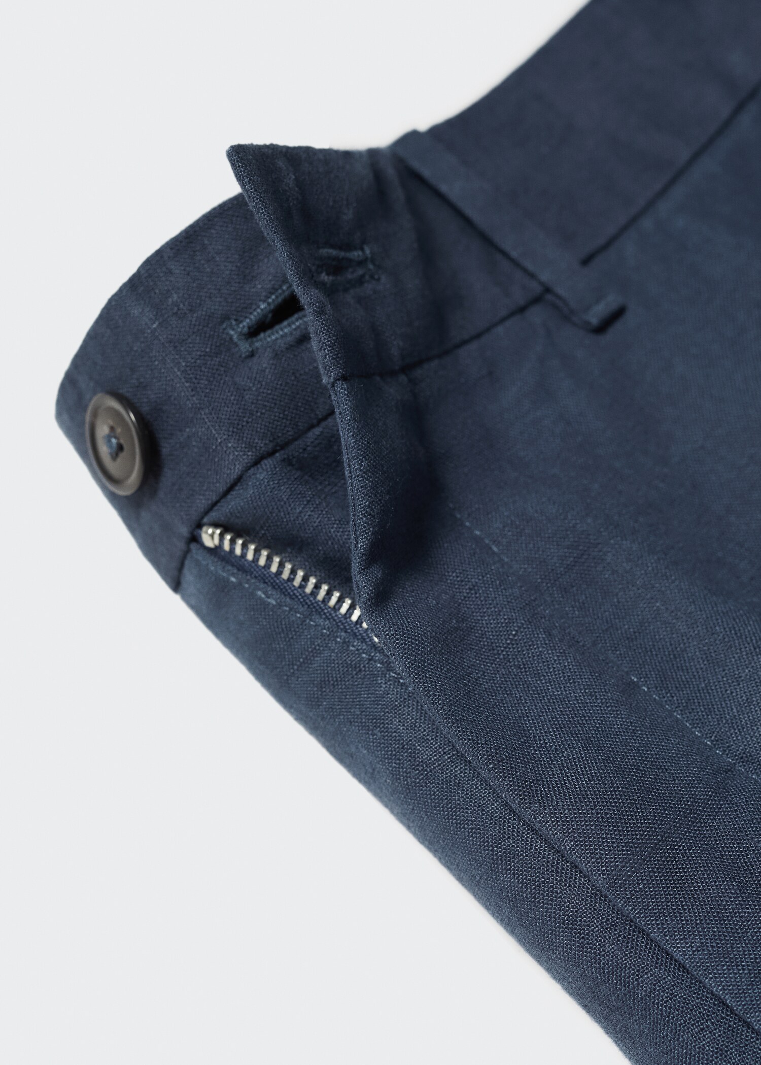 100% linen bermuda shorts - Details of the article 8
