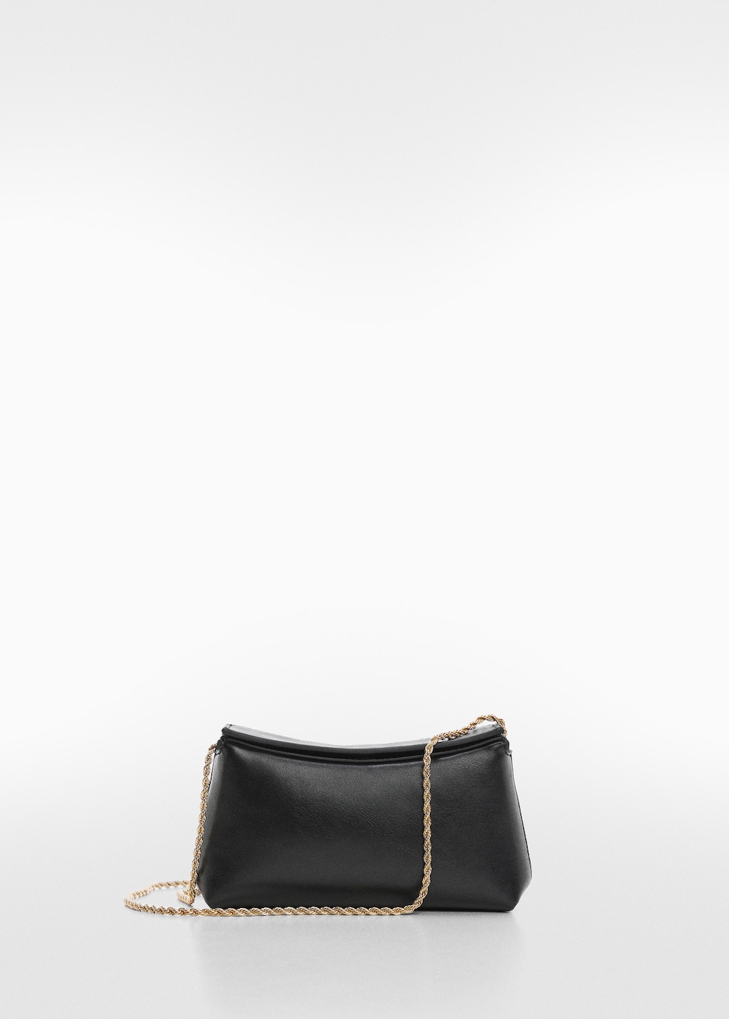 Mango black bag gold chain hotsell