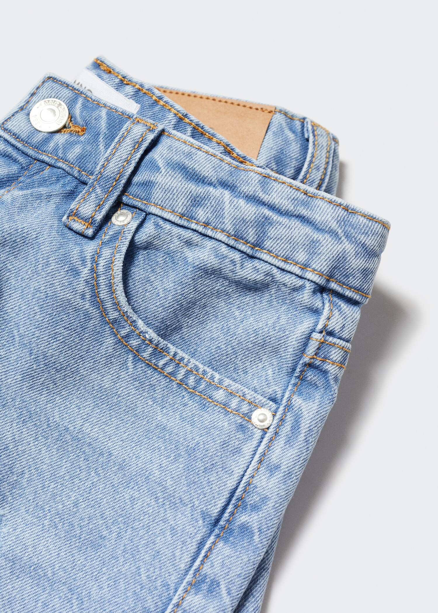 Ripped-detail denim short - Details of the article 8