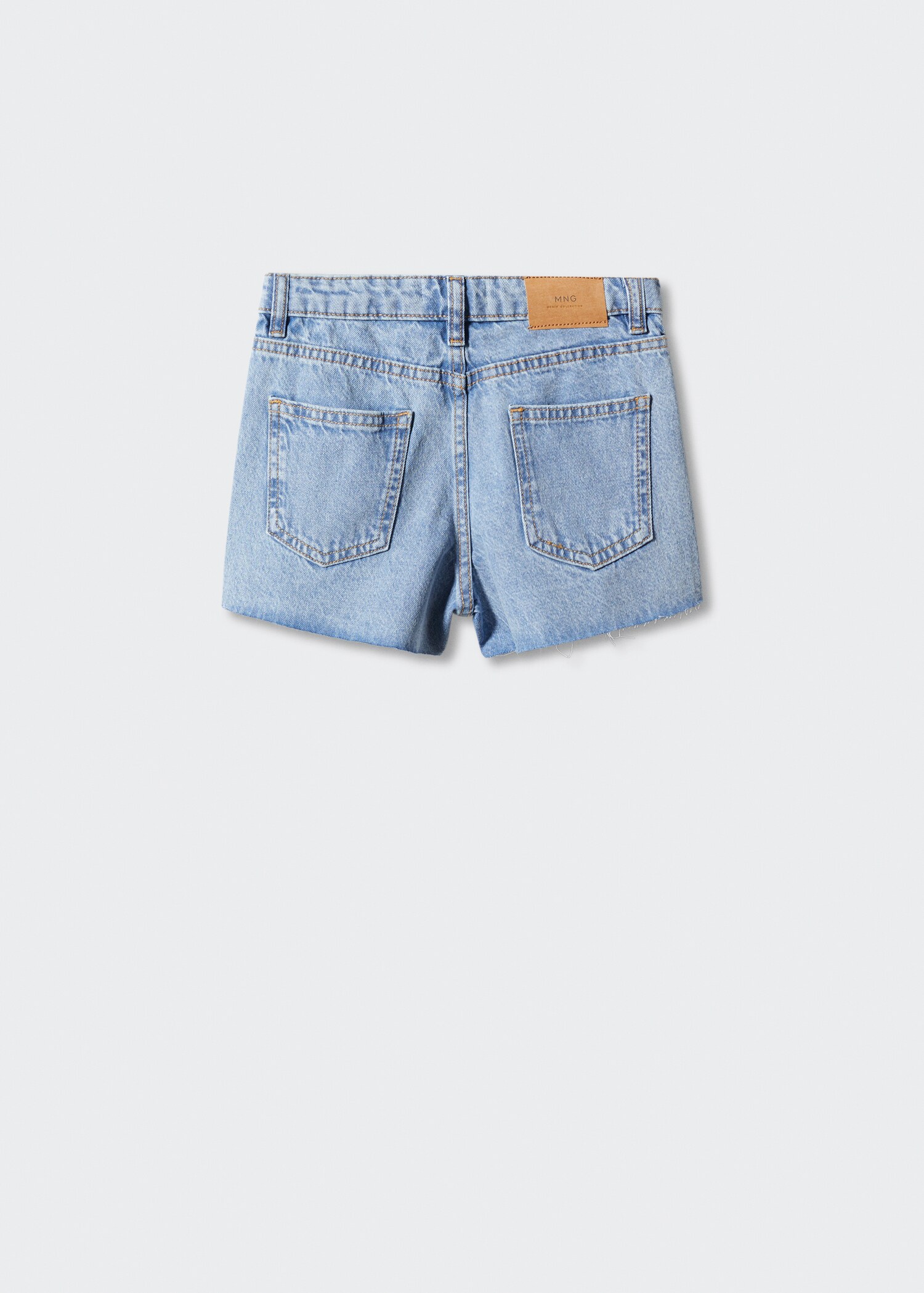 Ripped-detail denim short - Reverse of the article