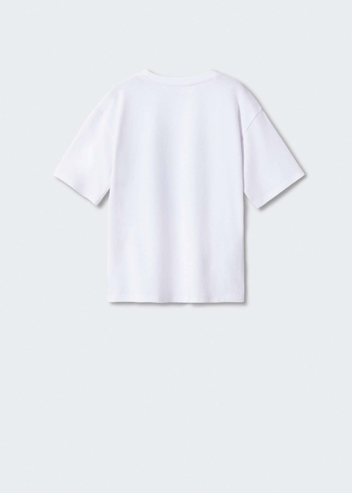 T-shirt campuran katun bermotif - Versi terbalik dari barang