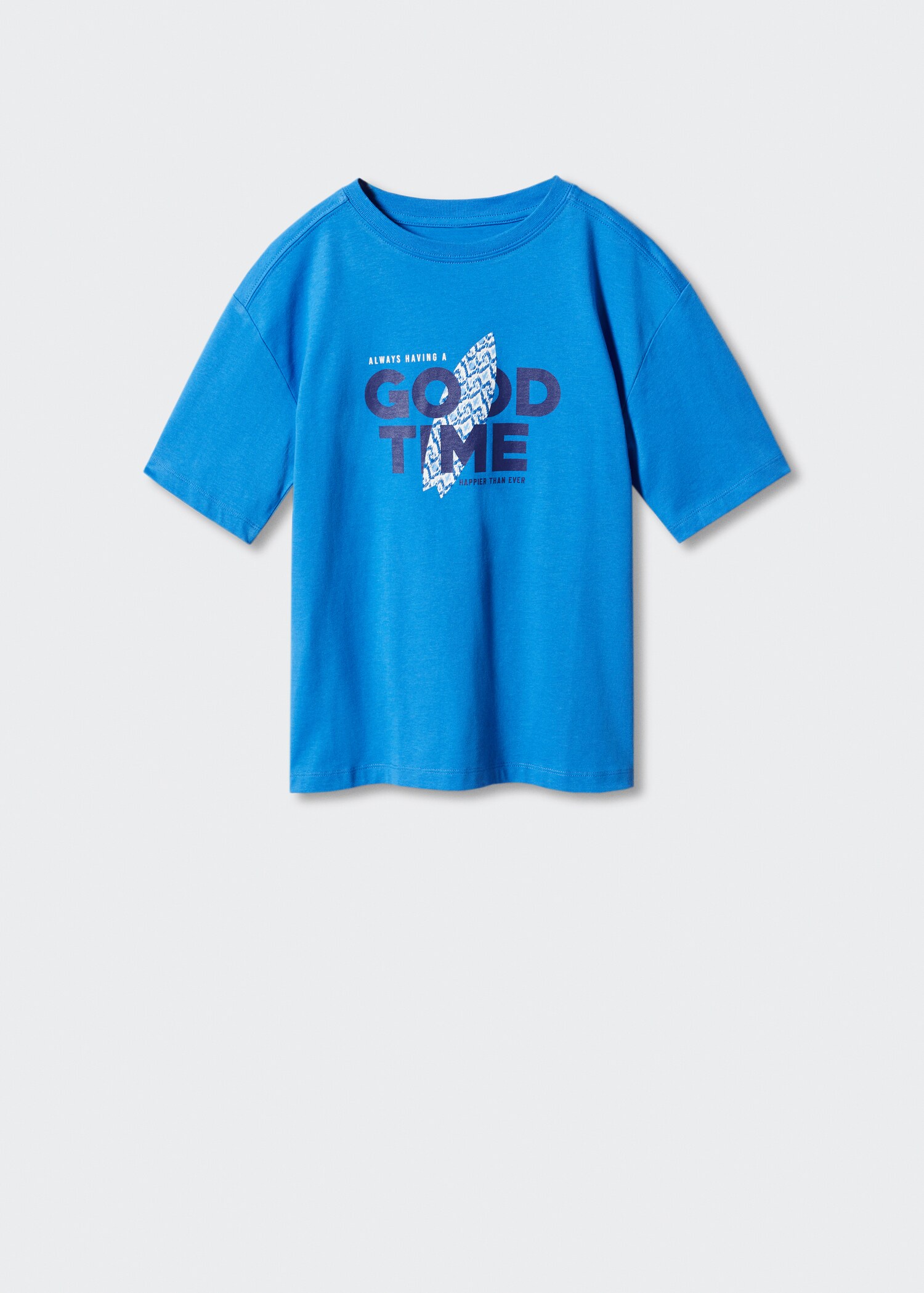 Printed cotton-blend t-shirt - Article without model