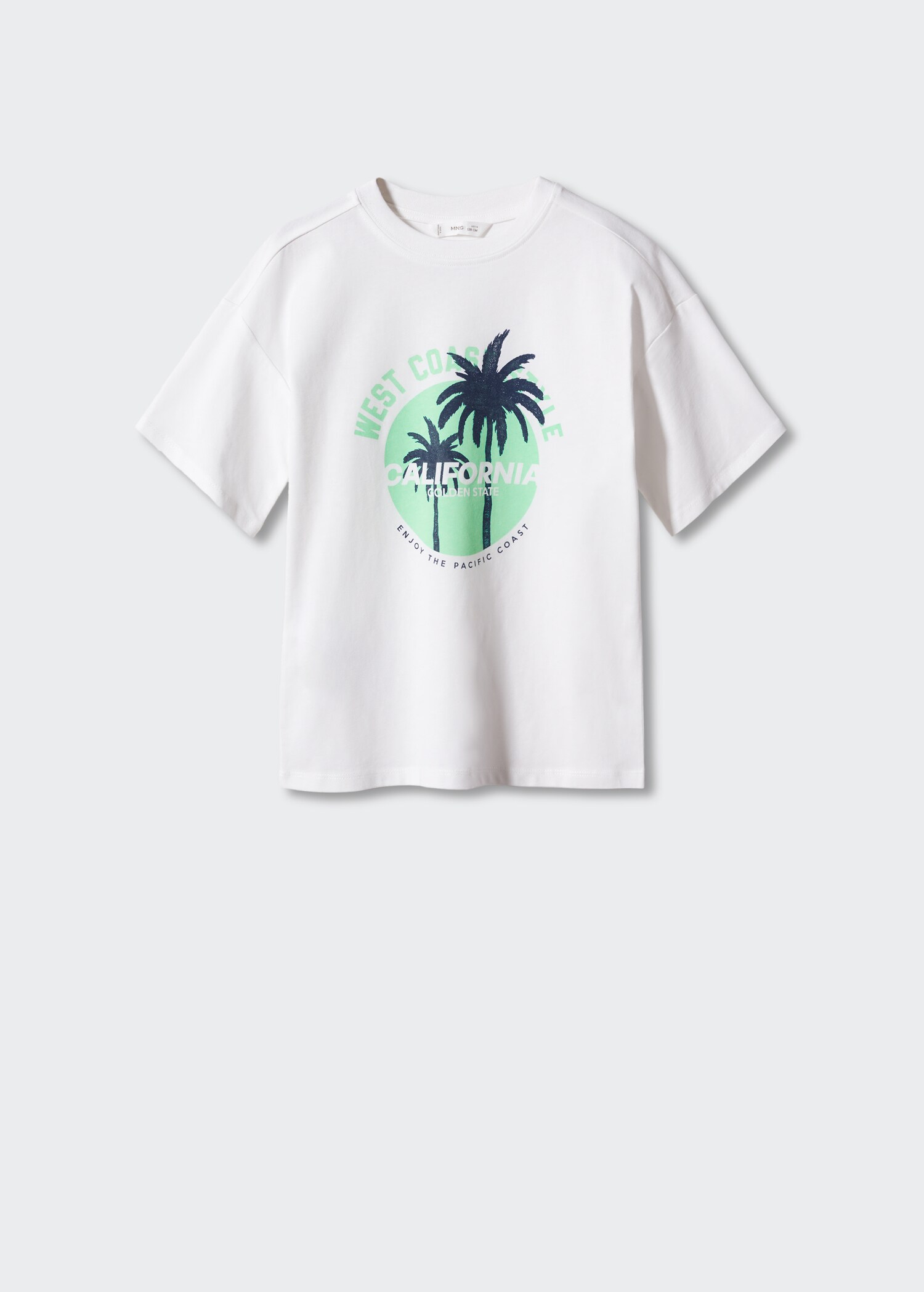 Printed cotton-blend T-shirt - Article without model