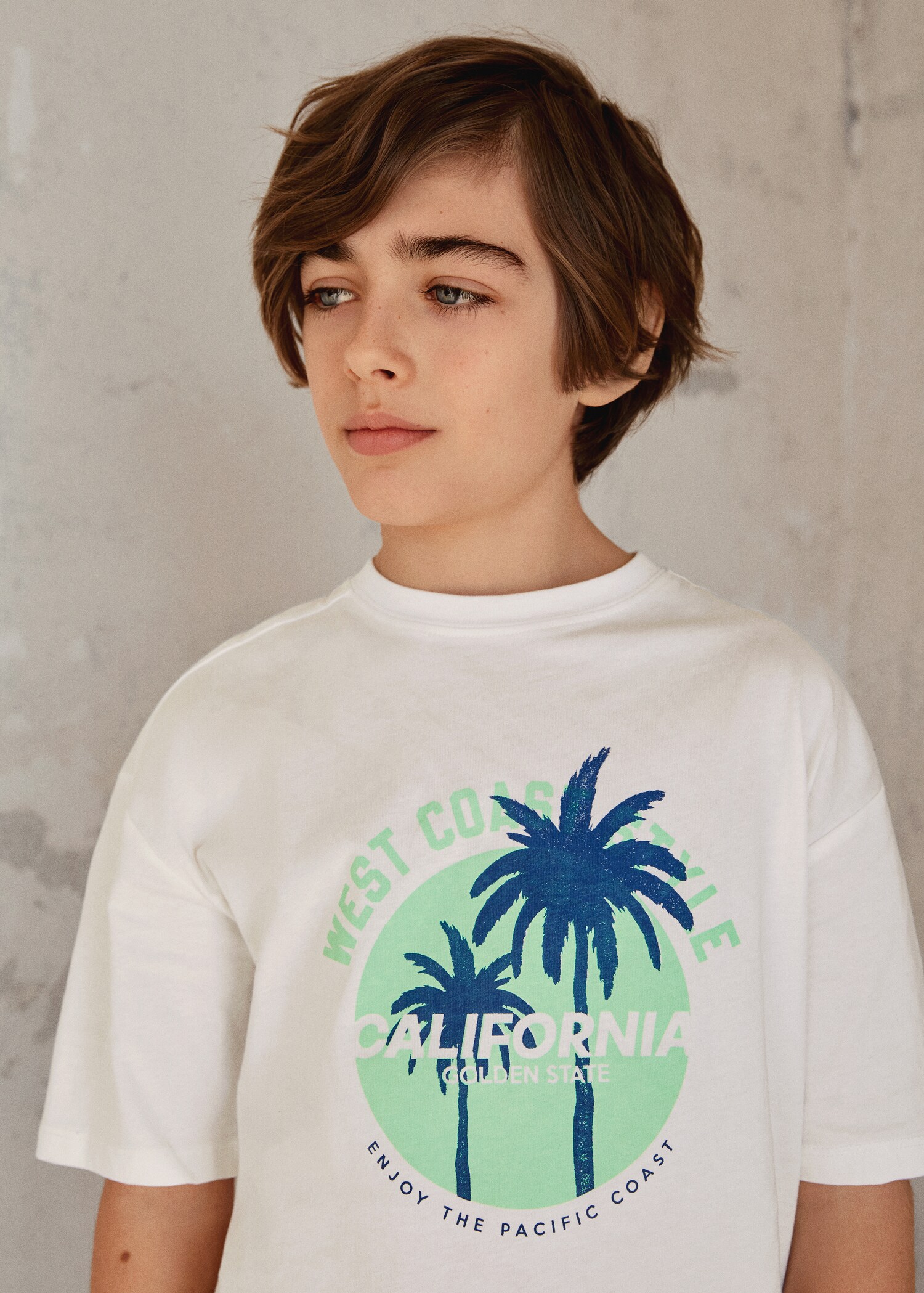 Printed cotton-blend T-shirt - Details of the article 5
