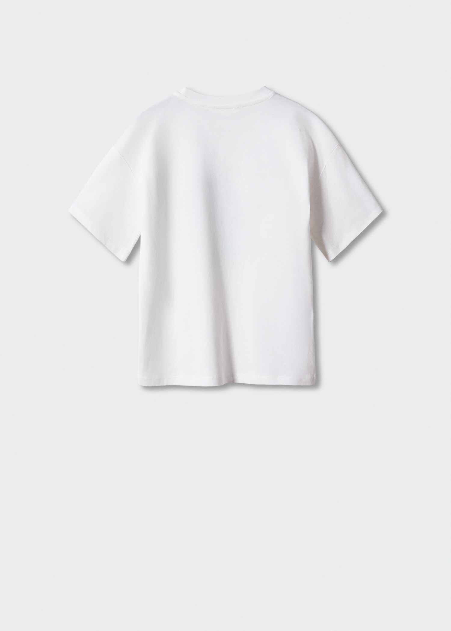 Printed cotton-blend T-shirt - Reverse of the article