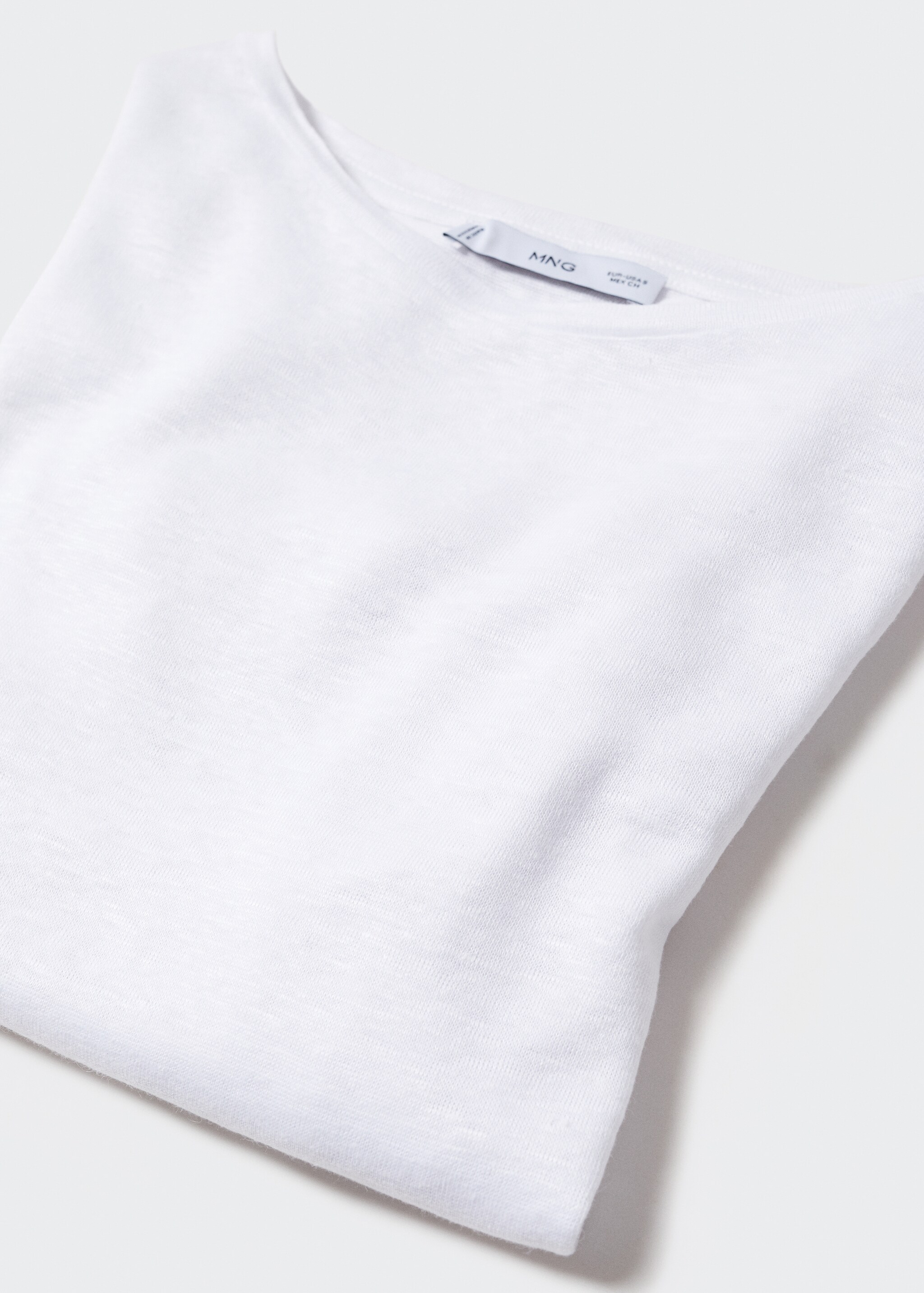 Long-sleeved linen T-shirt - Details of the article 8