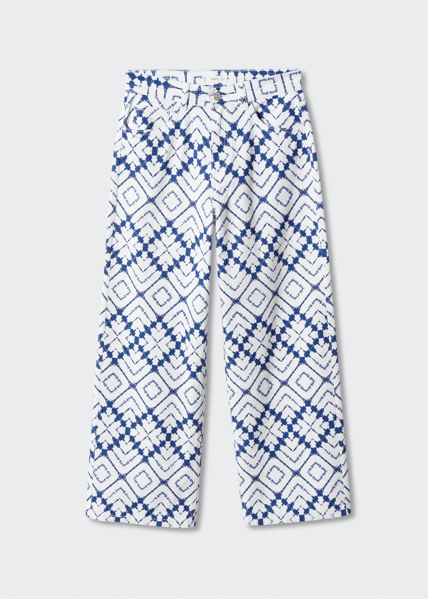 Jeans rectos estampados - Artículo sin modelo