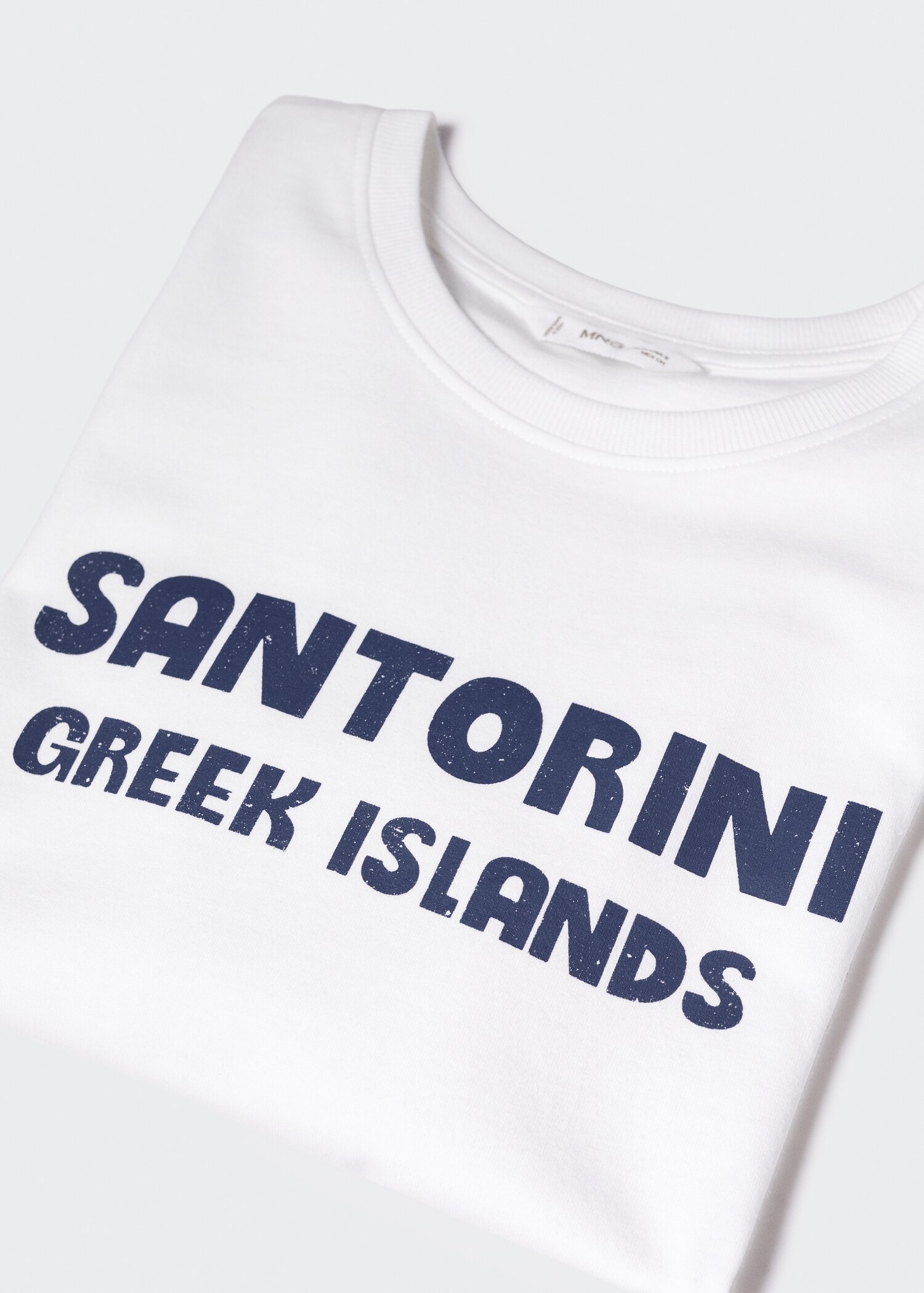 Tricou cu mesaj imprimat - Detaliu al articolului 8
