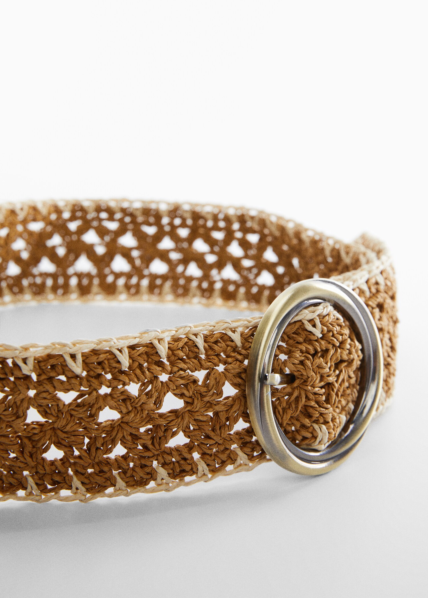 Ceinture boucle raphia - Plan moyen