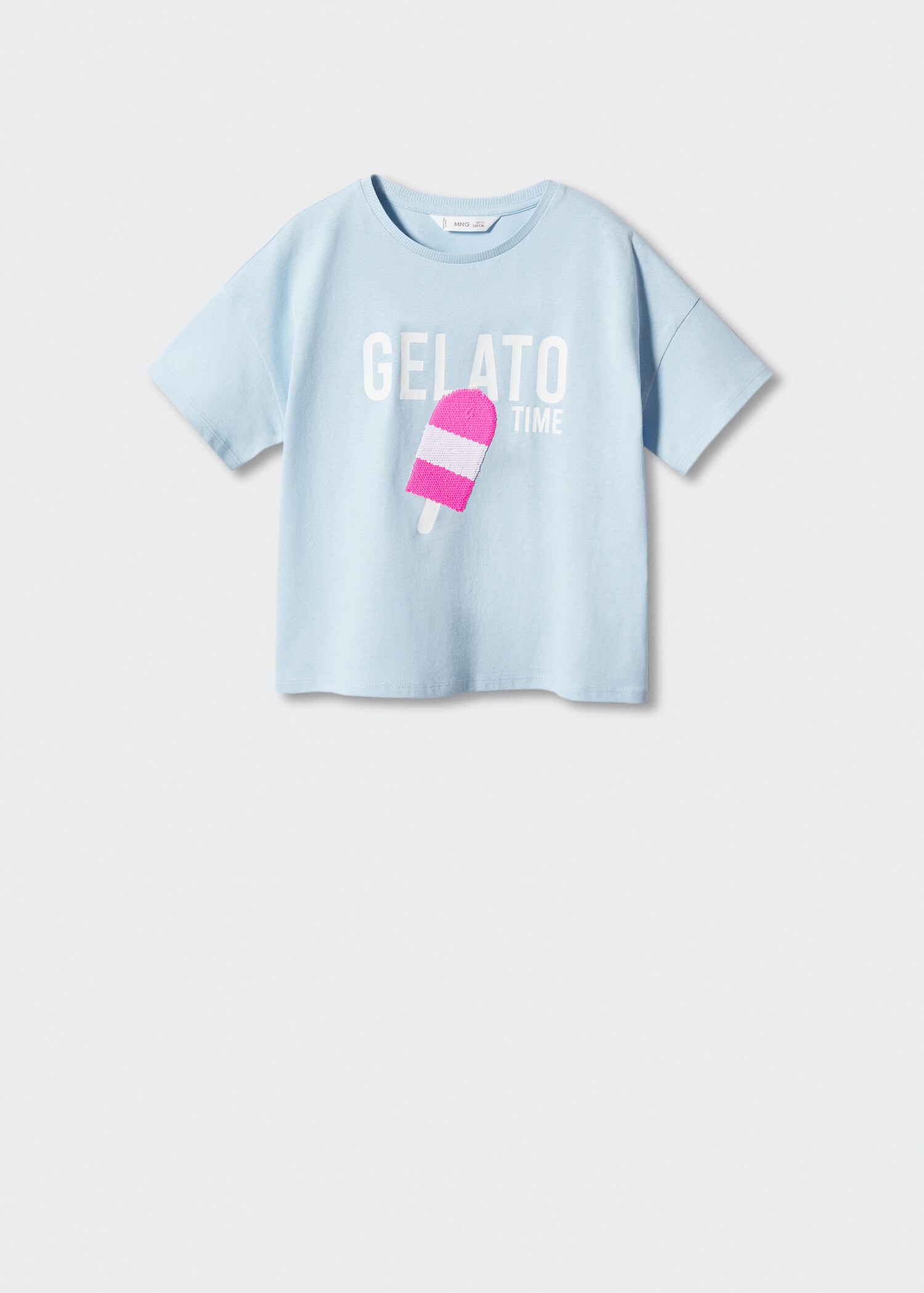 Reversible sequins T-shirt - Article without model