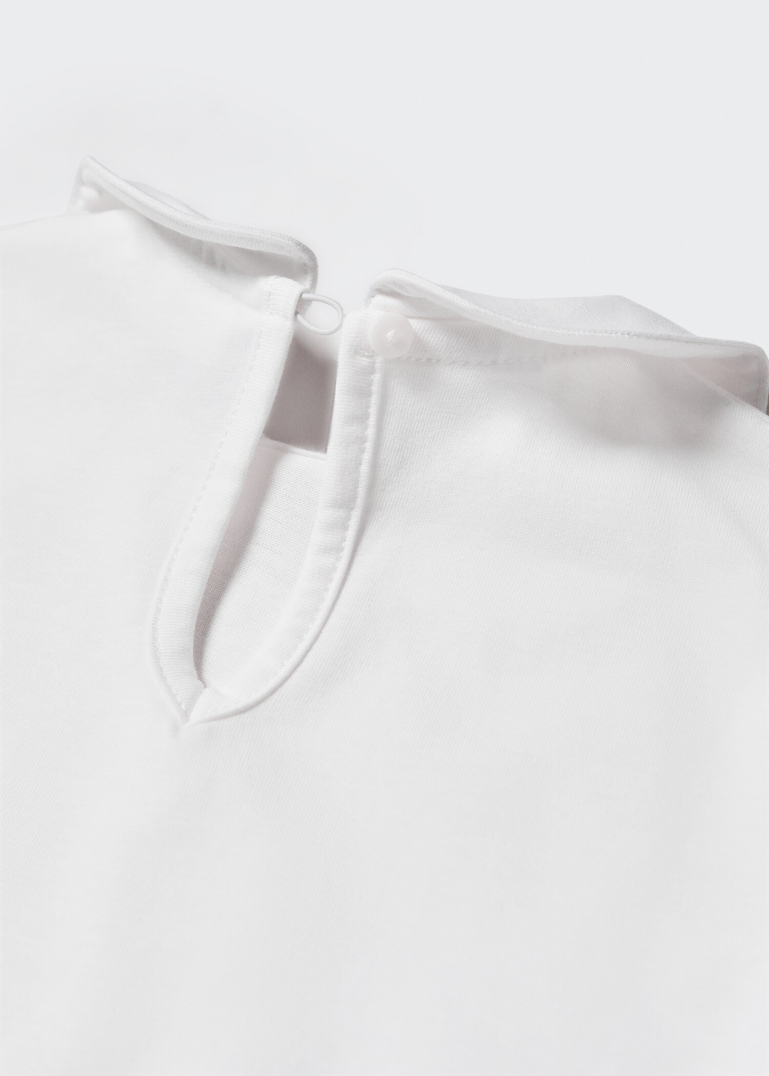T-shirt coton col Claudine - Détail de l'article 0