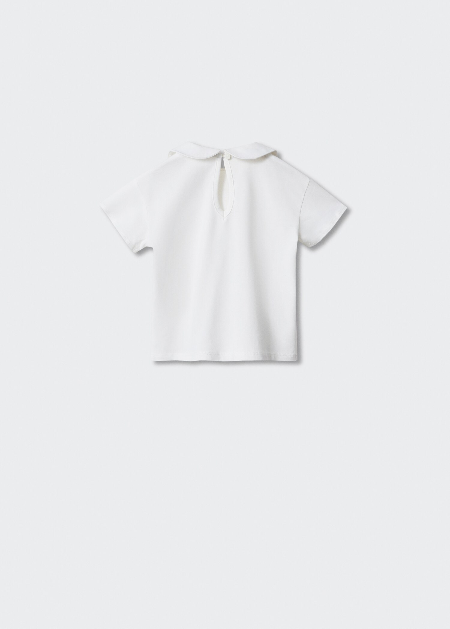T-shirt coton col Claudine - Verso de l’article