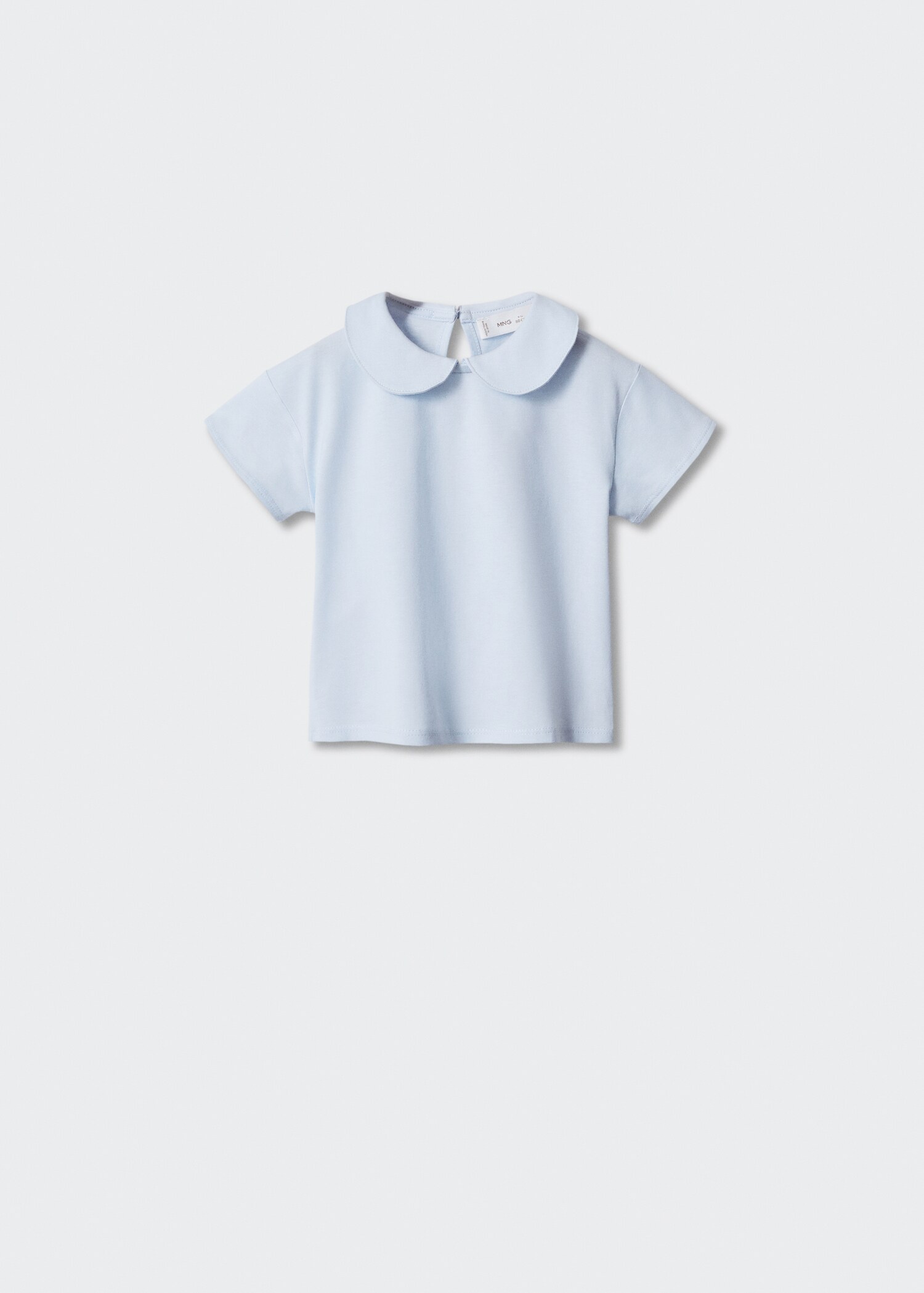 T-shirt coton col Claudine - Article sans modèle
