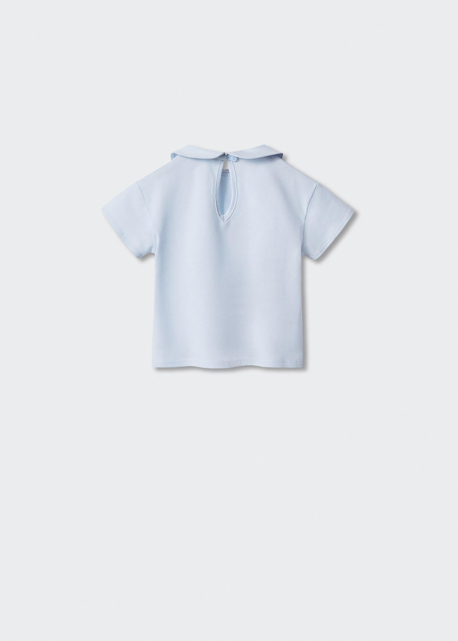 T-shirt coton col Claudine - Verso de l’article