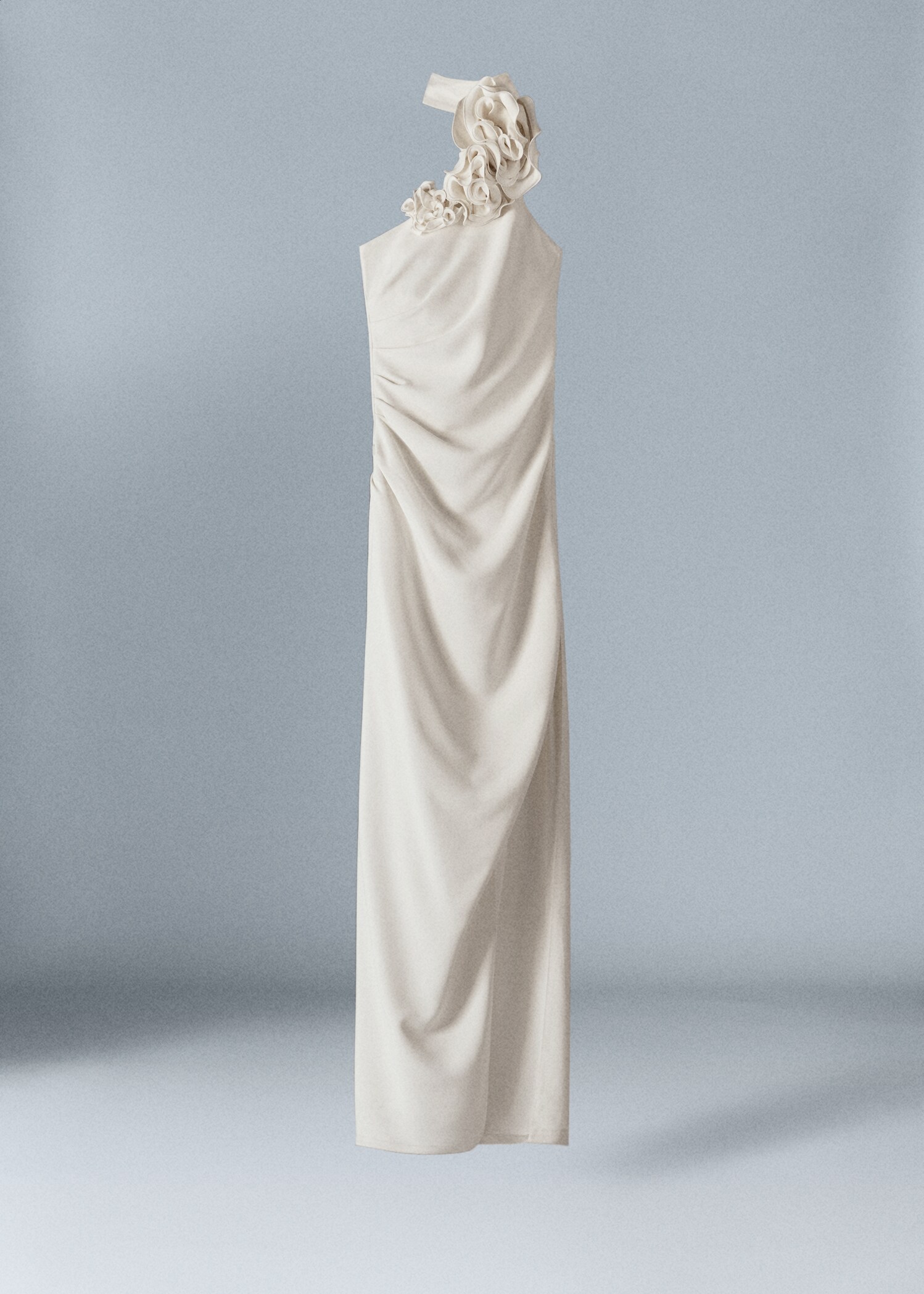 Maxi flower dress with opening - Article without model