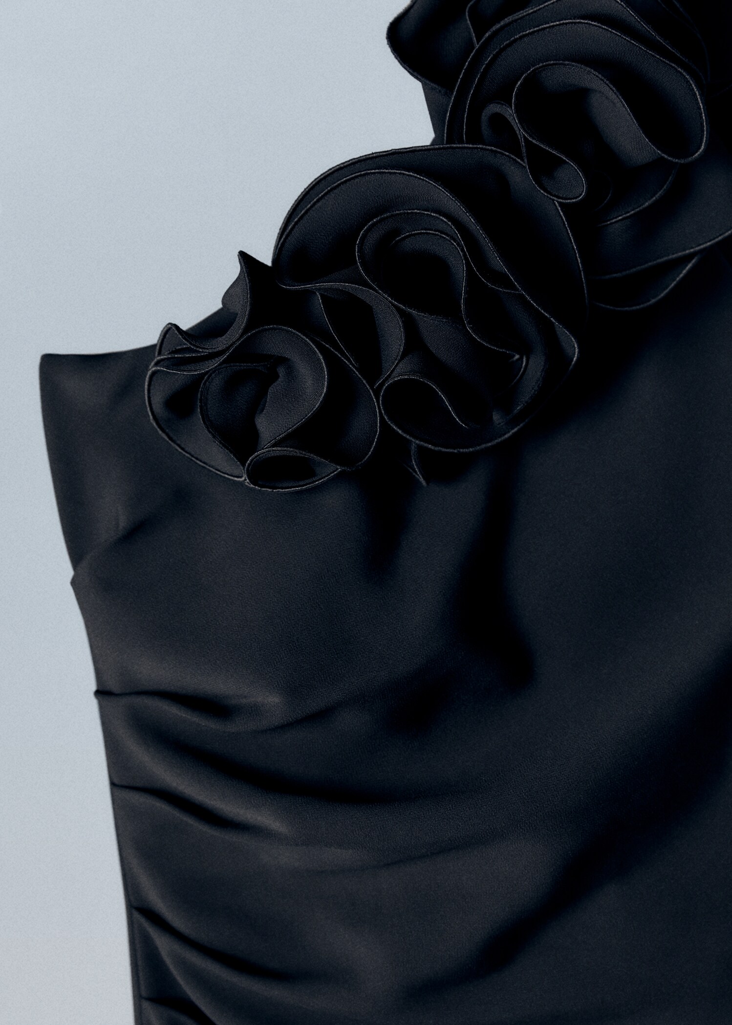 Maxi flower dress with opening - Details of the article 8