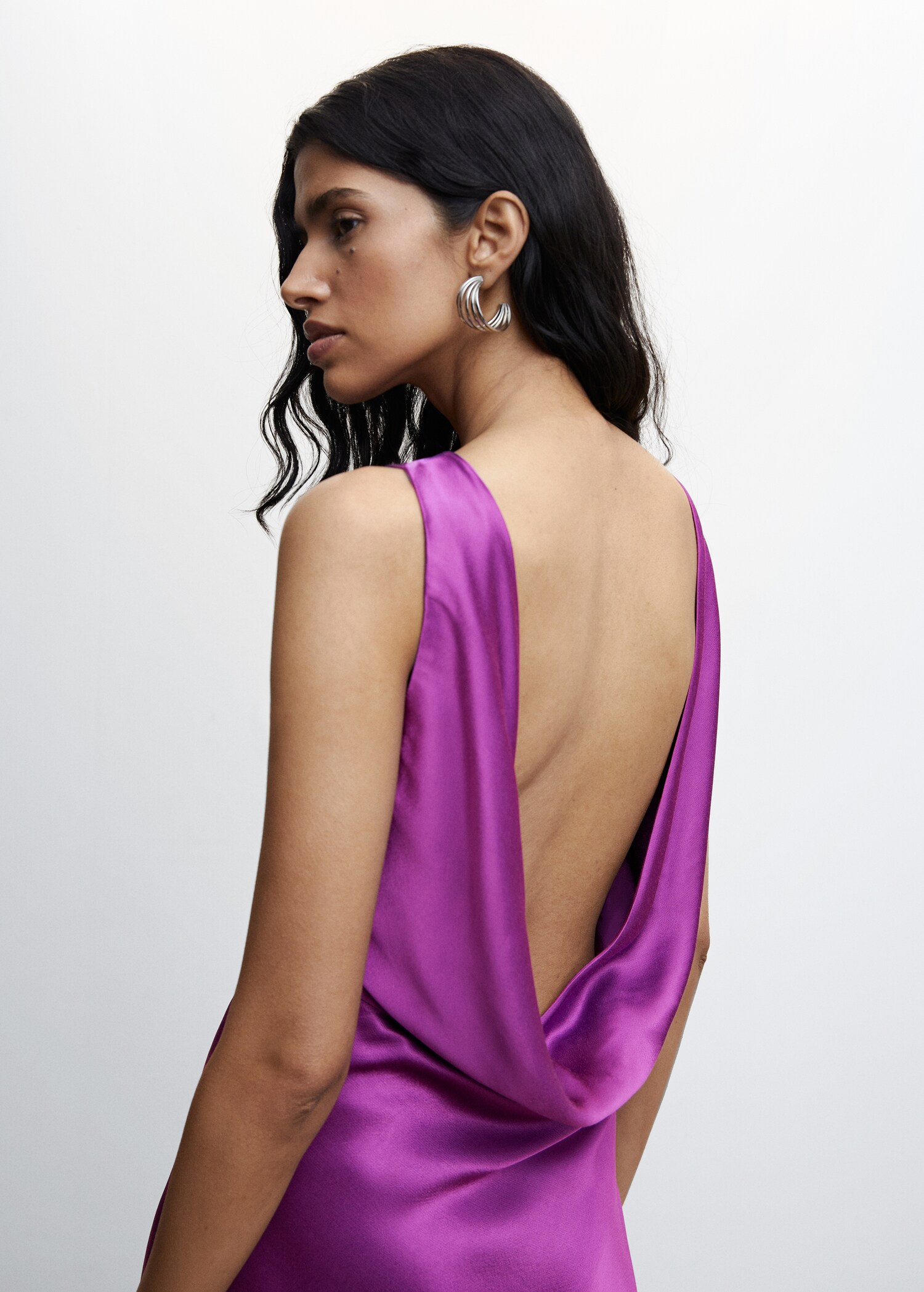 Dress Nueva Temporada Mango 2021 Open-back Satin-effect Dress MANGO Mauritius Dress Nueva Temporada Mango 2021 Open-back Satin-effect Dress MANGO Mauritius