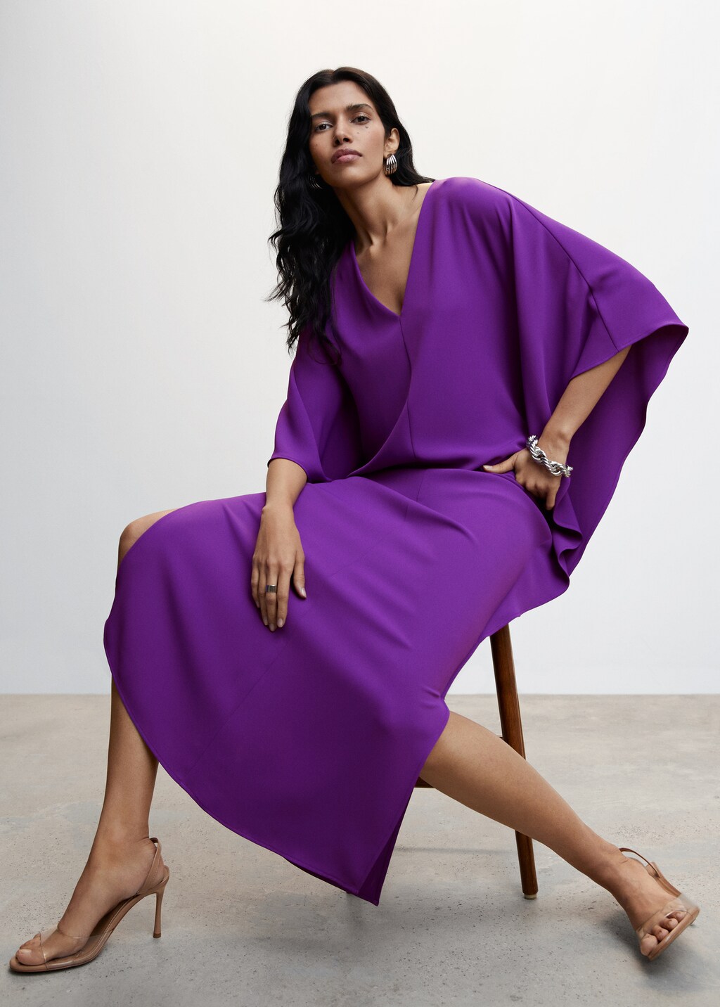 Robe manche ouverte new arrivals