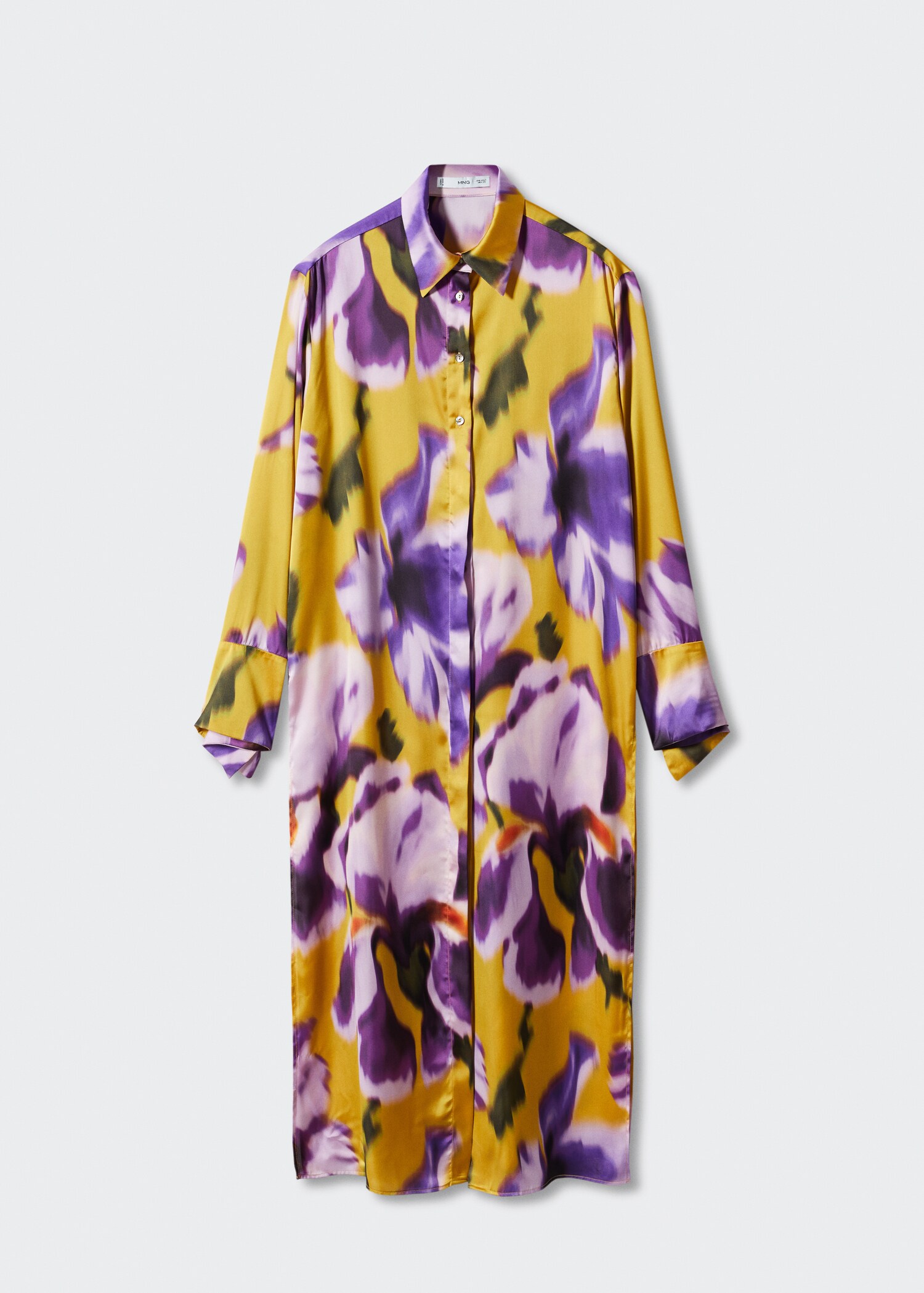 Floral shirt dress - Article without model