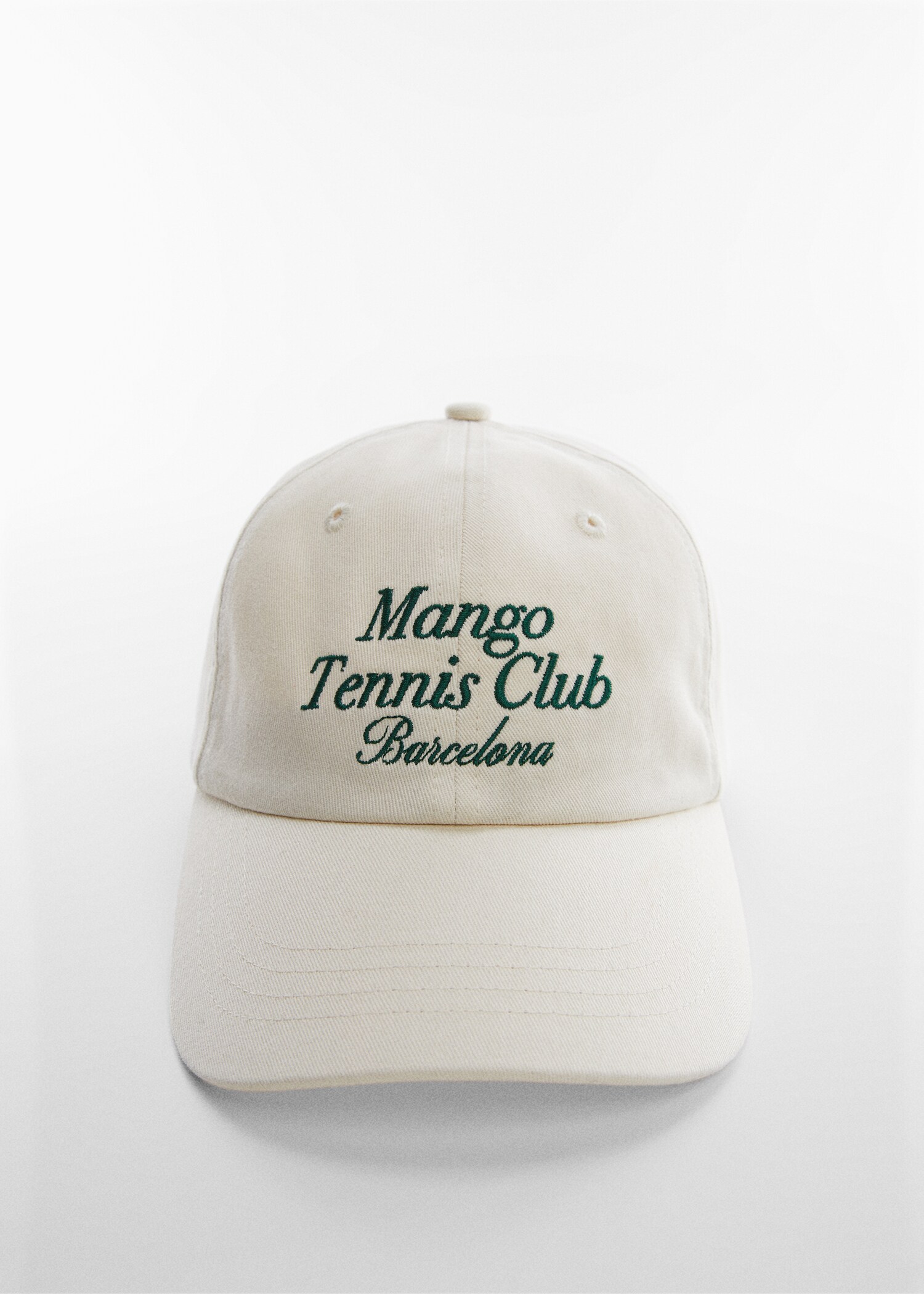 Embroidered detail cap - Medium plane