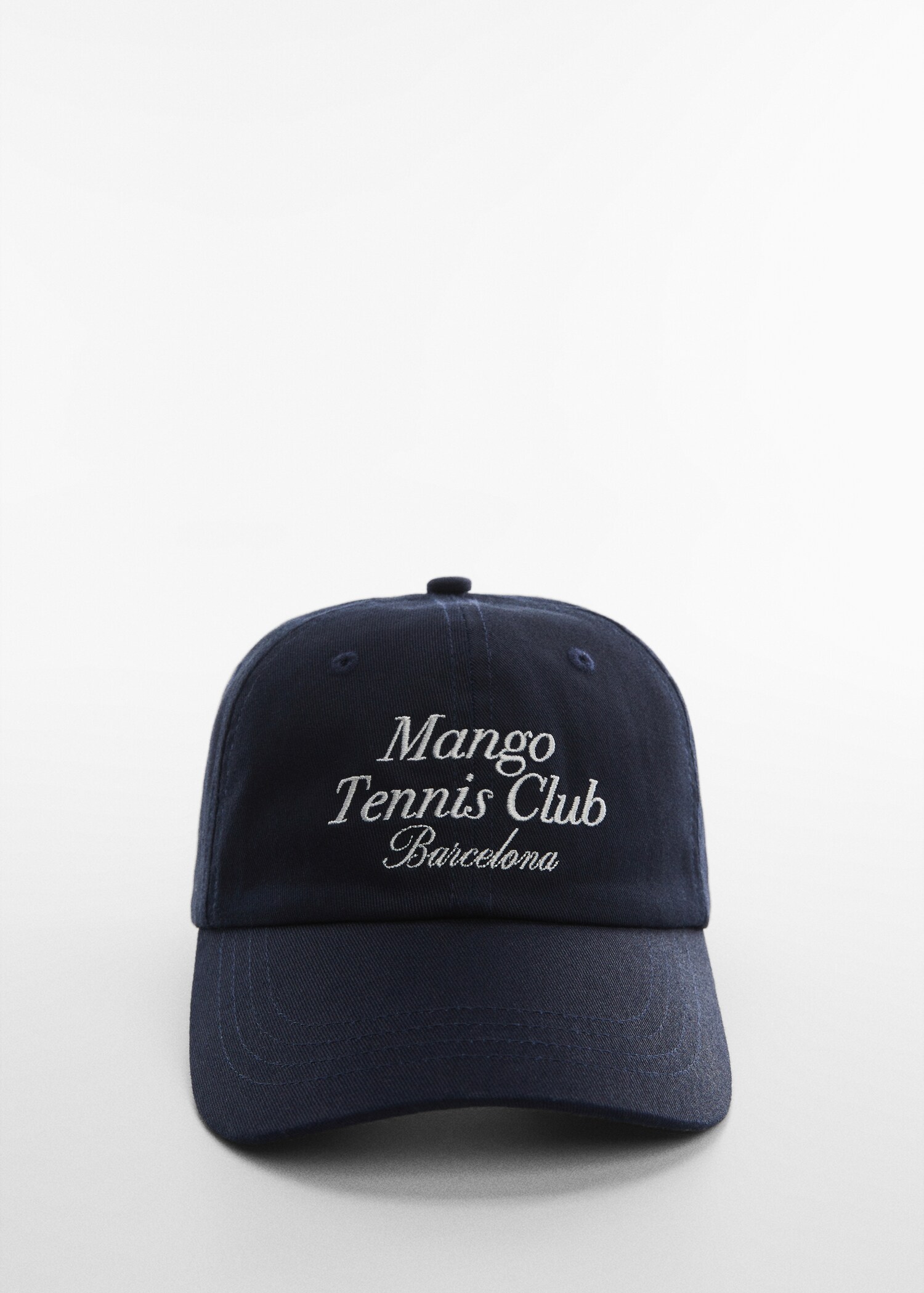 Embroidered detail cap - Medium plane