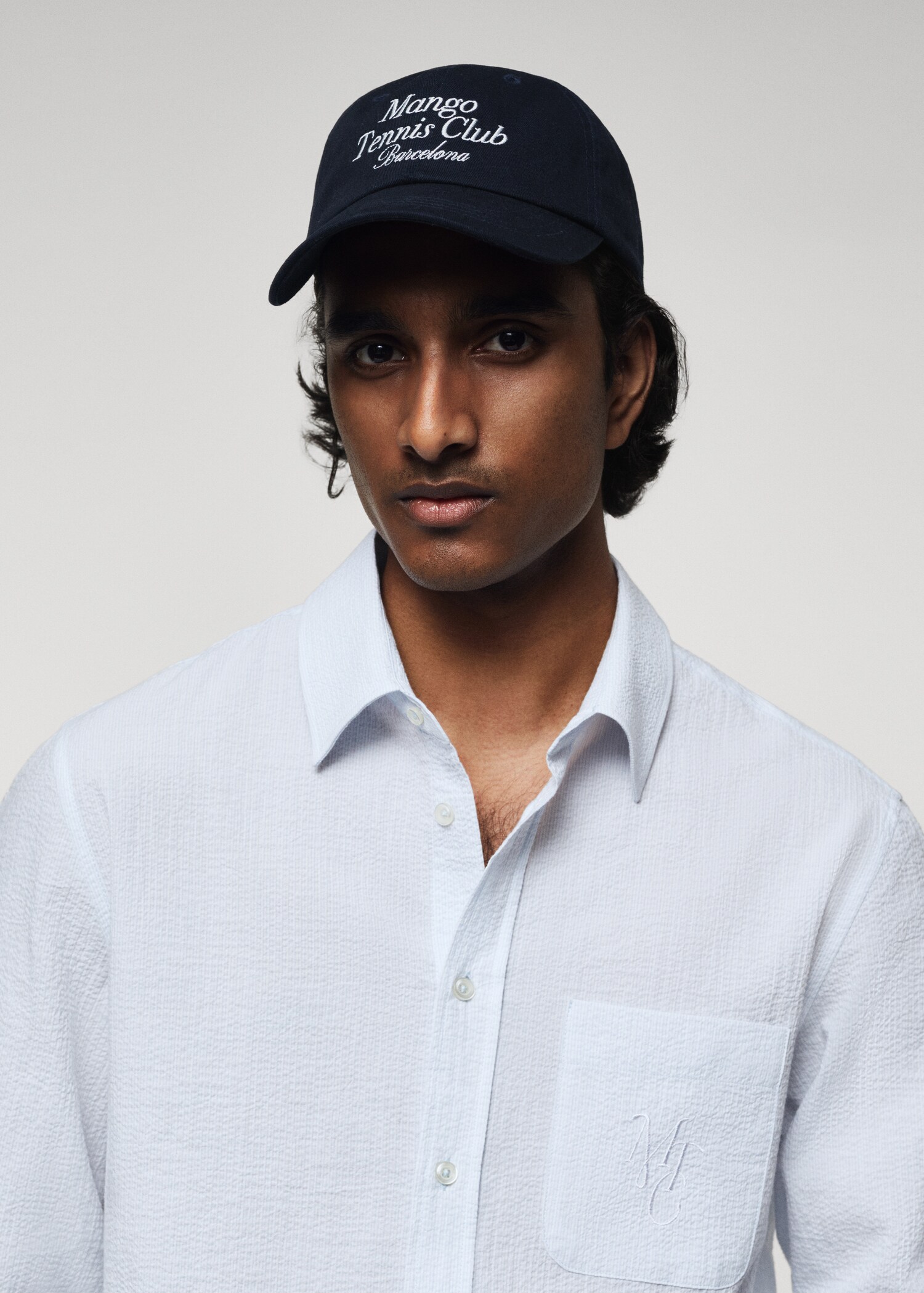 Embroidered detail cap - Details of the article 9