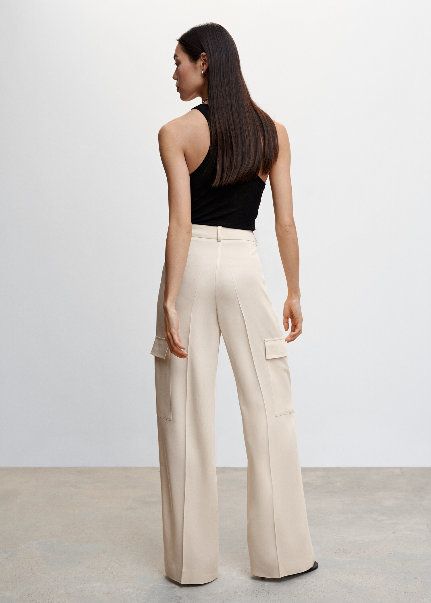 Wideleg cargo style trousers - Artikelns baksida