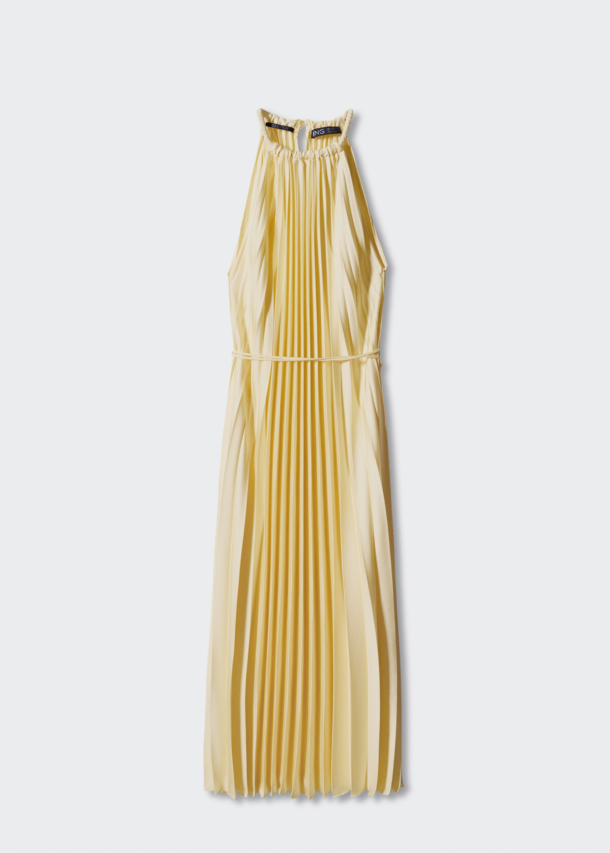 Pleated halter neck dress - Article without model
