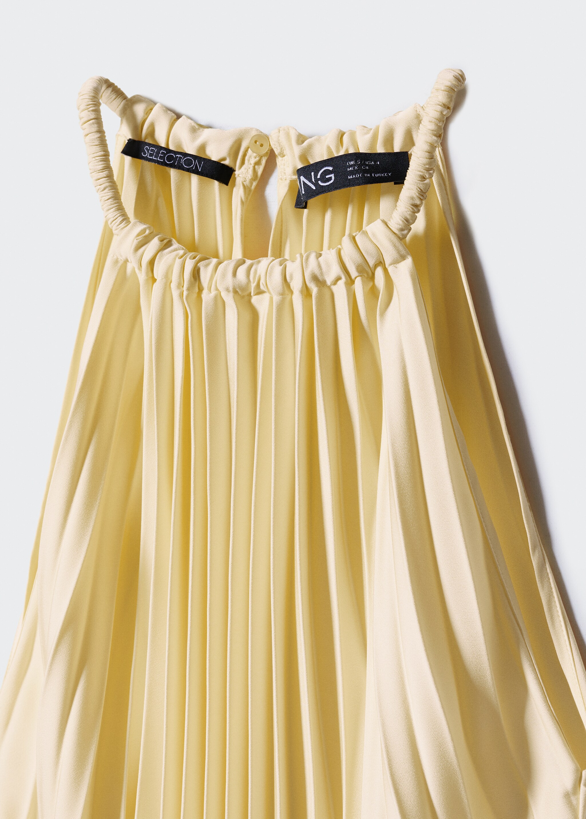 Pleated halter neck dress - Details of the article 8