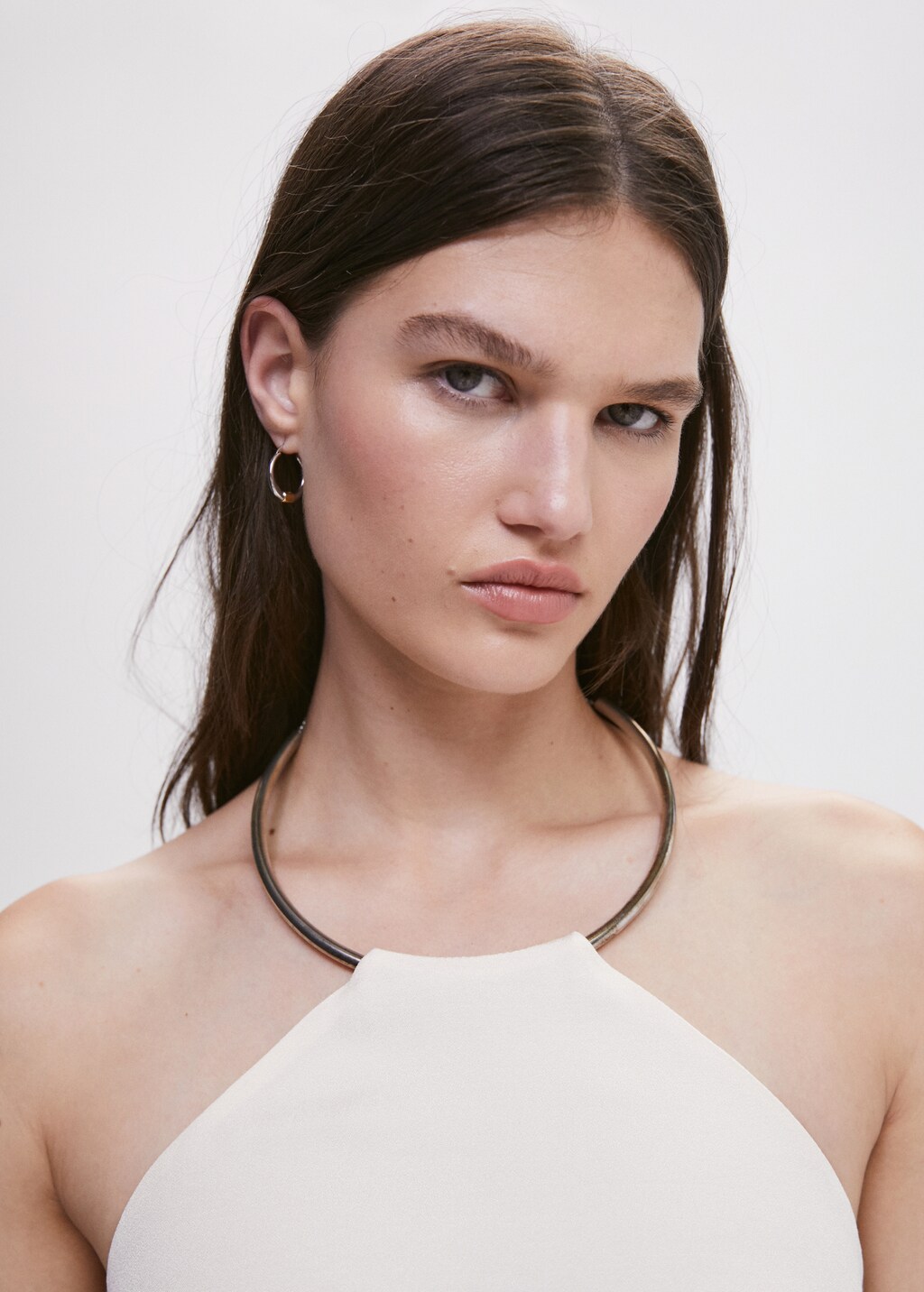 Halter neck fringed dress - Women | MANGO Vietnam