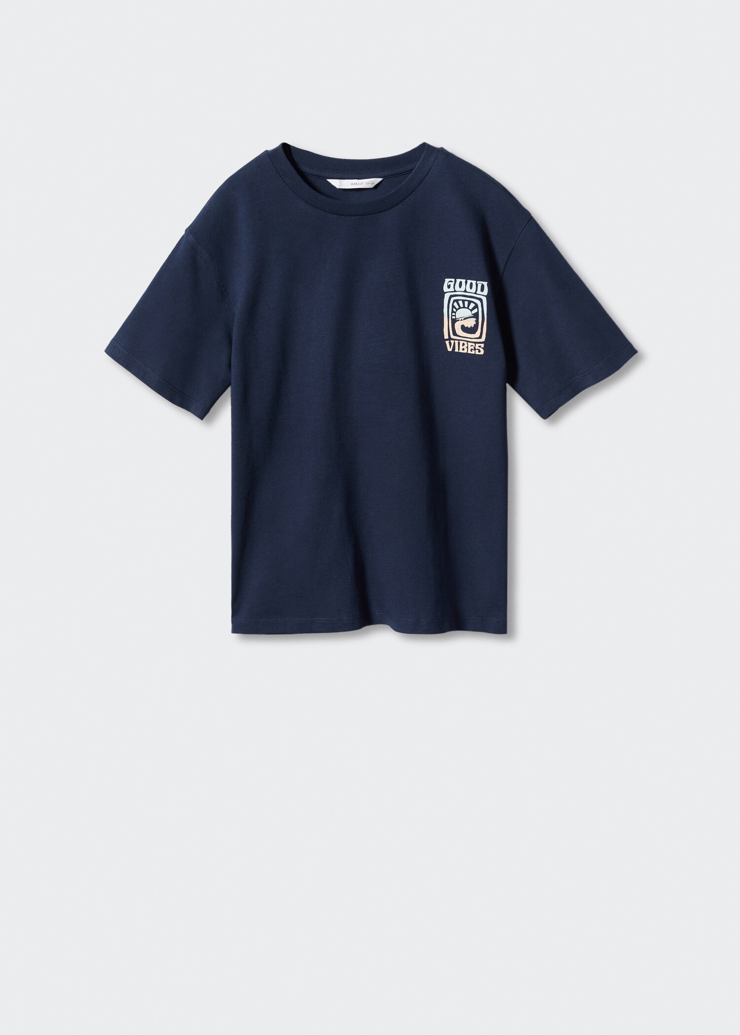 Printed cotton-blend t-shirt - Article without model