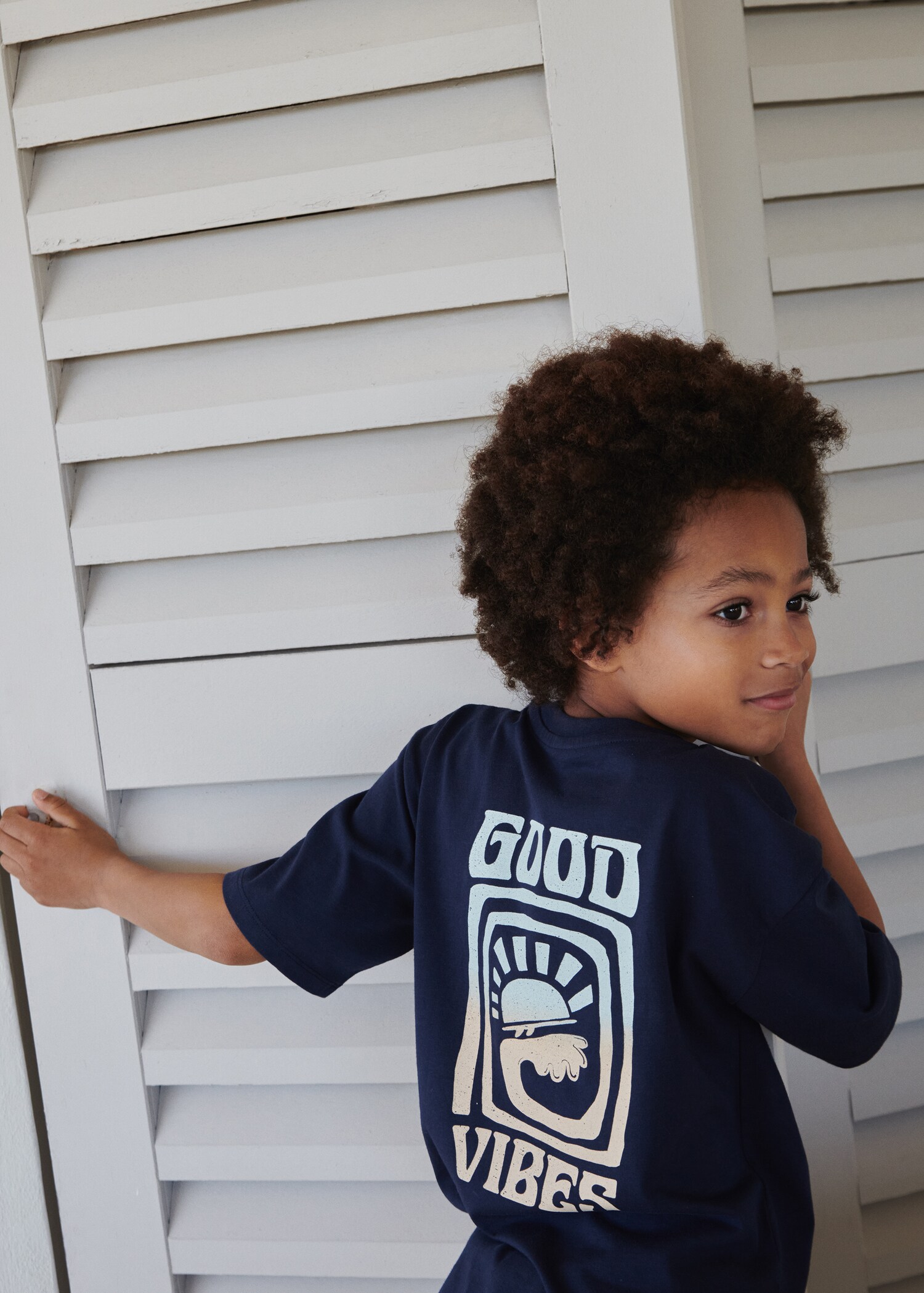Printed cotton-blend t-shirt - Details of the article 5