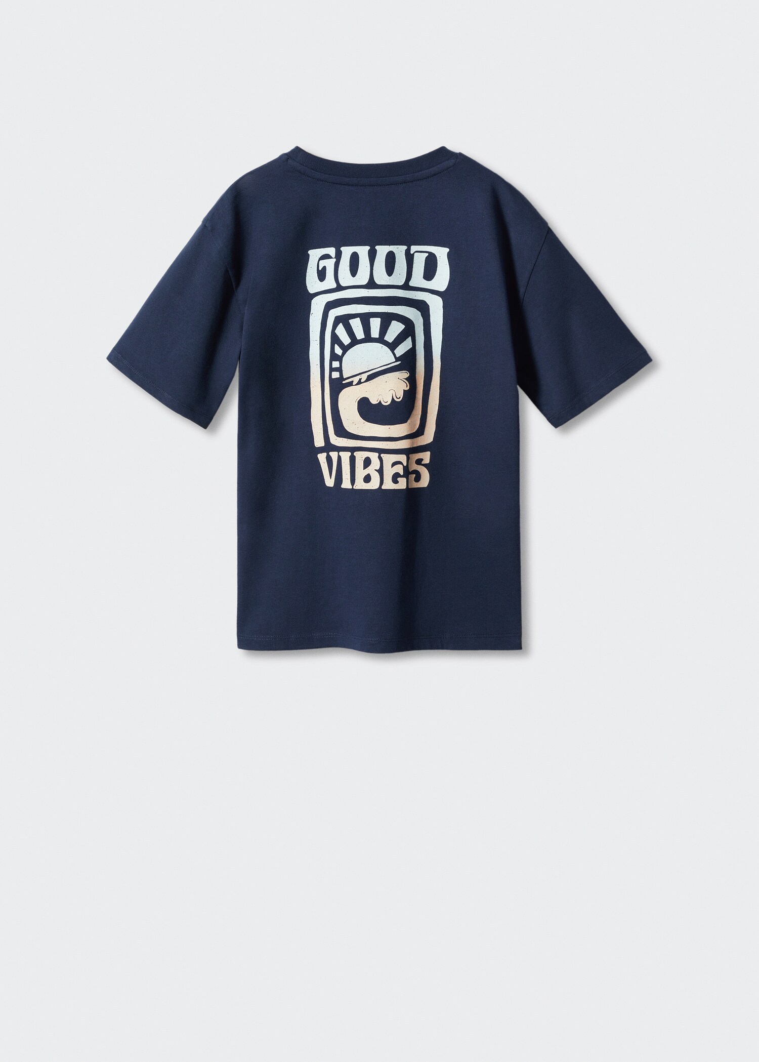 Printed cotton-blend t-shirt - Reverse of the article