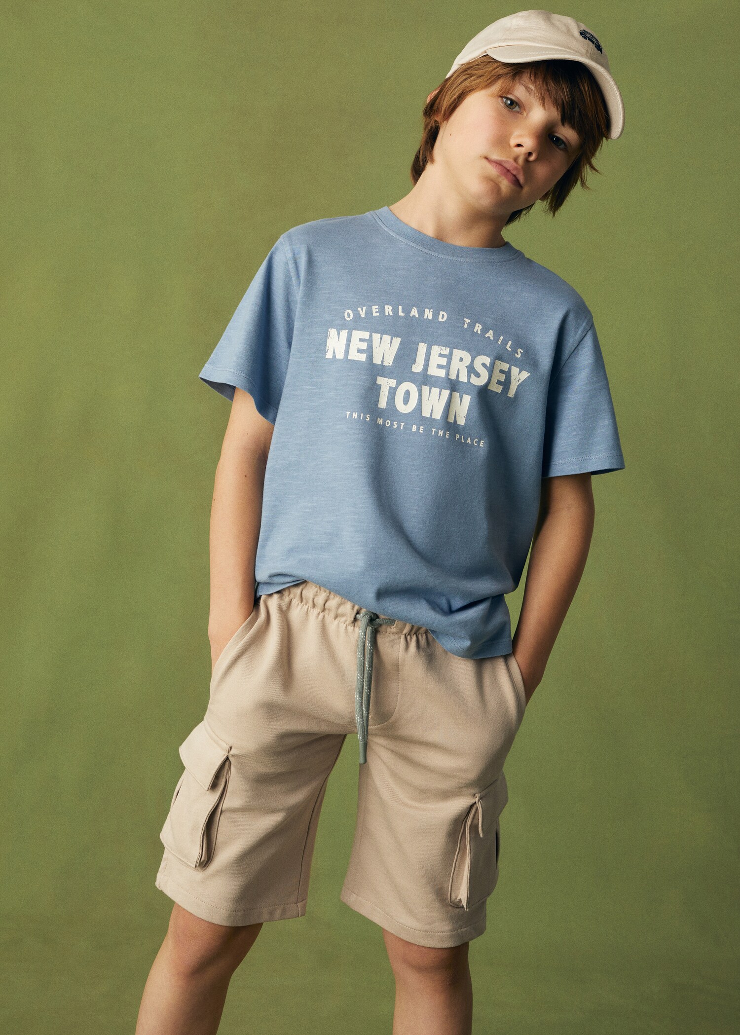 Camiseta estampada algodón - Plano medio