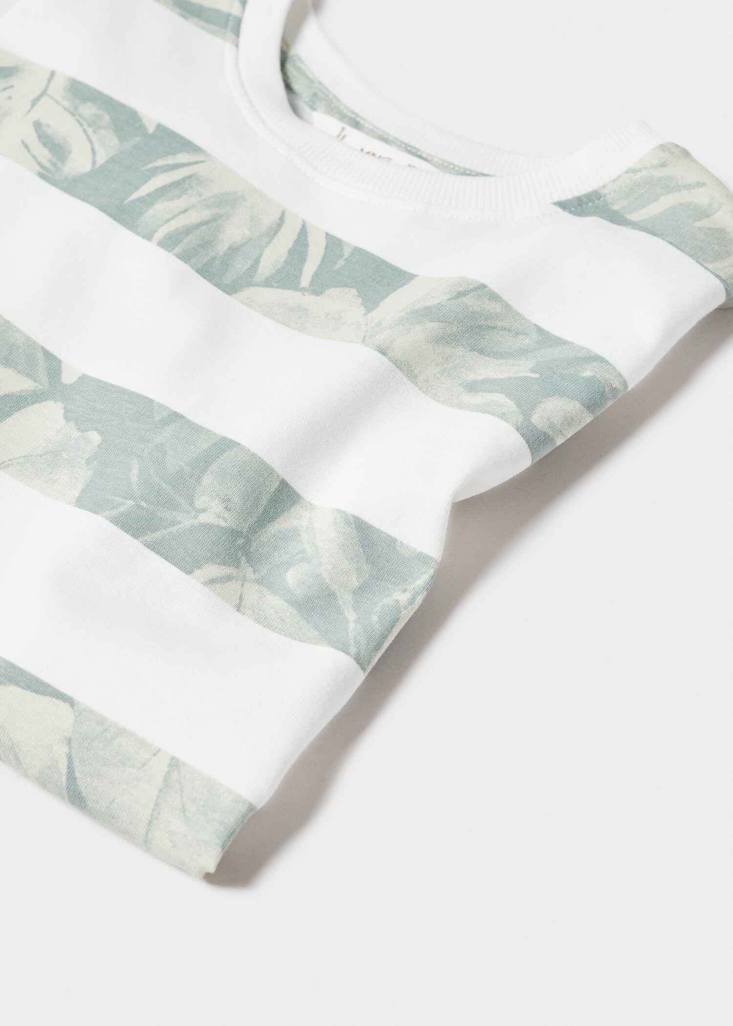 T-shirt riscas algodão - Pormenor do artigo 8
