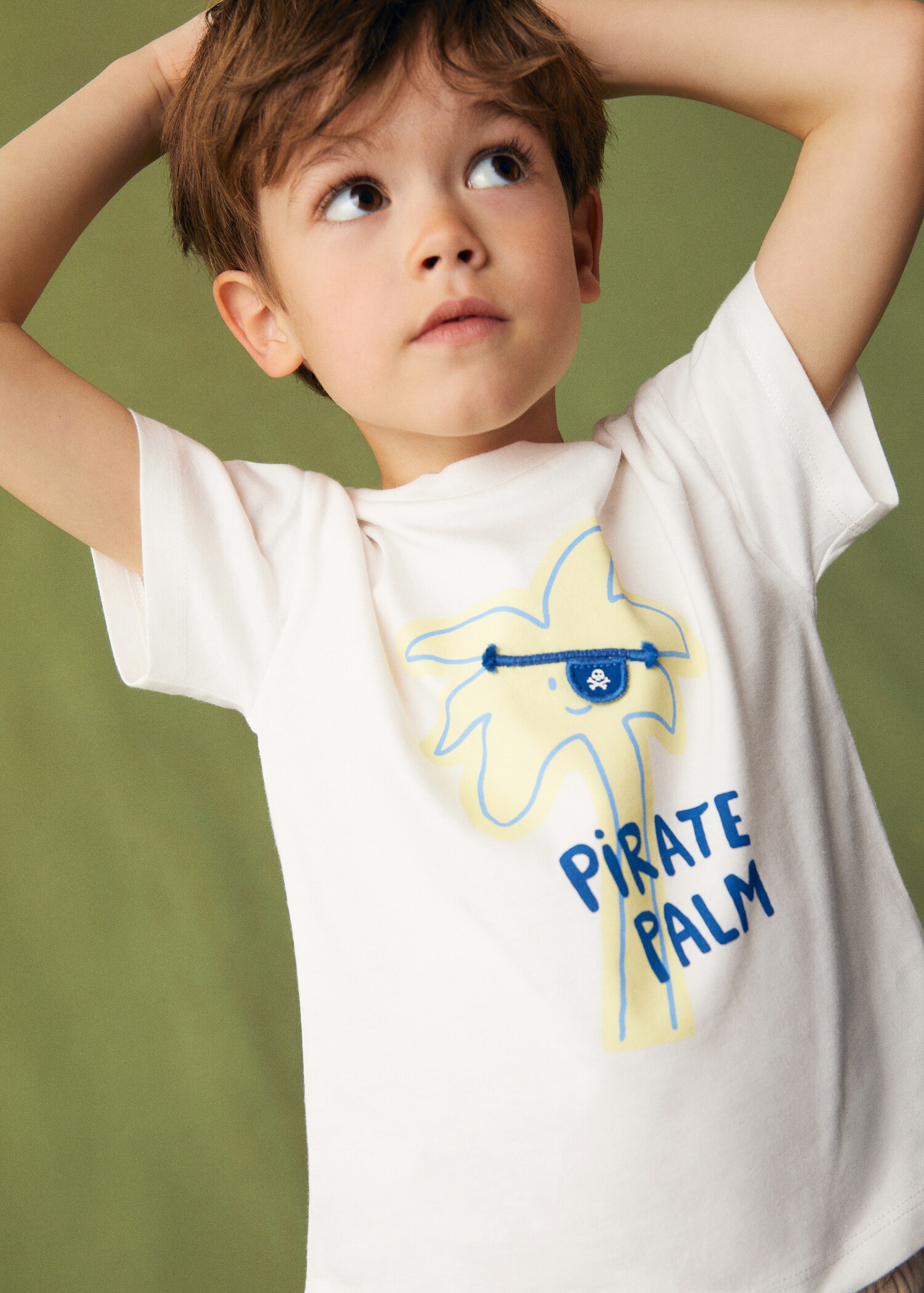 Tricou imprimat din bumbac - Detaliu al articolului 1