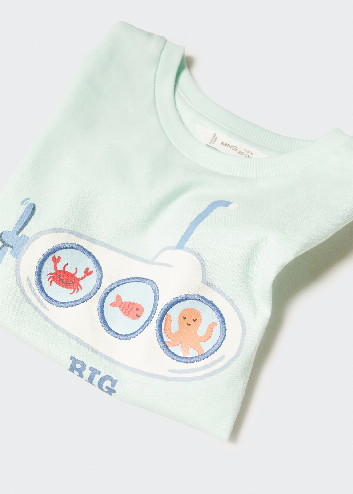 Bedrucktes Baumwoll-T-Shirt - Detail des Artikels 8
