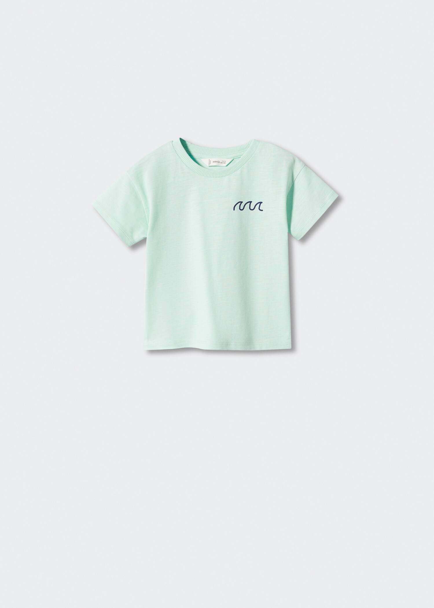 Tricou din bumbac imprimat - Articol fără model