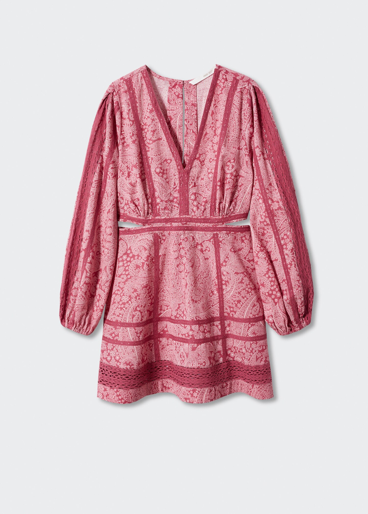 Paisley dress with openings - Article without model