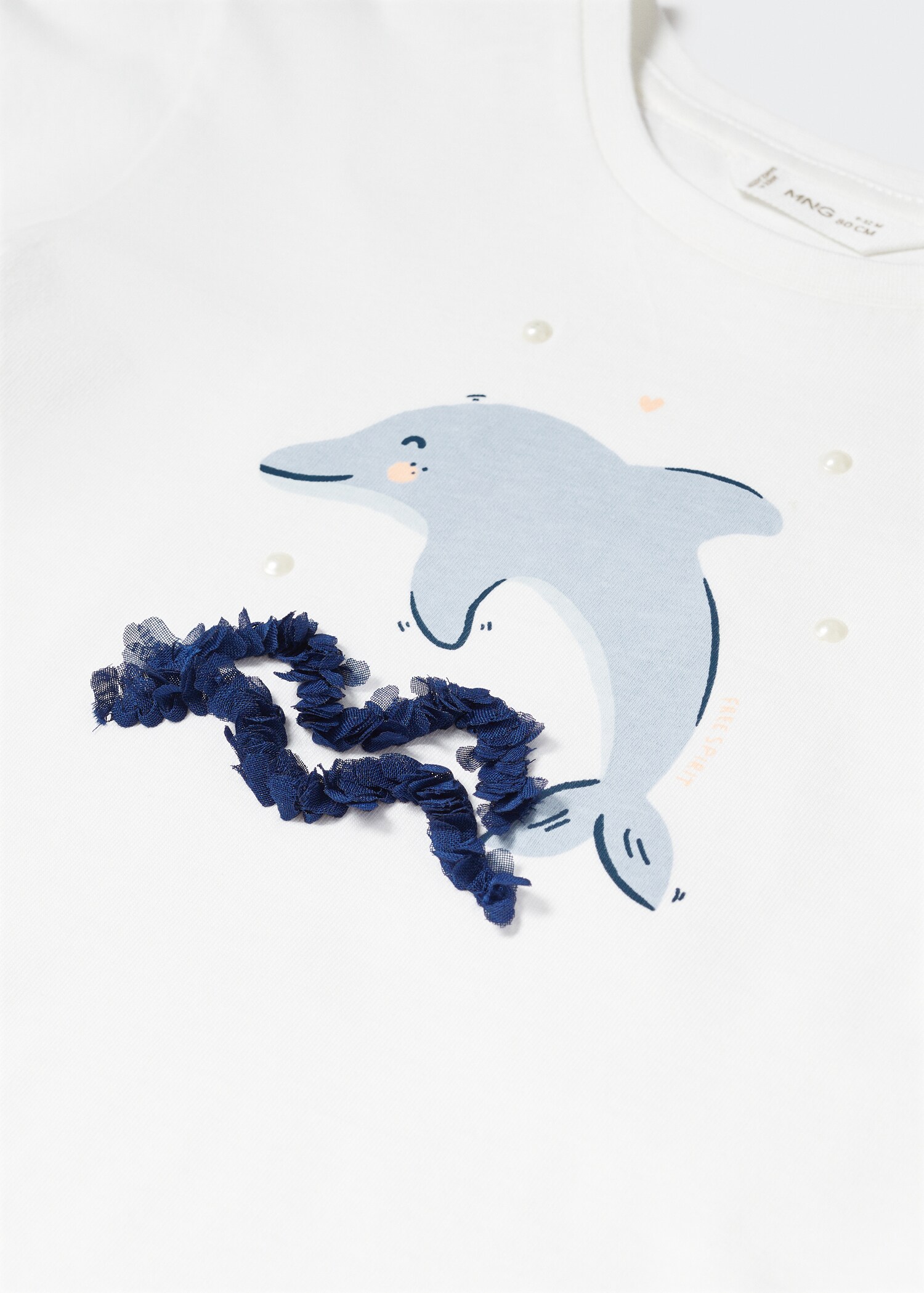 Printed cotton-blend T-shirt - Details of the article 0