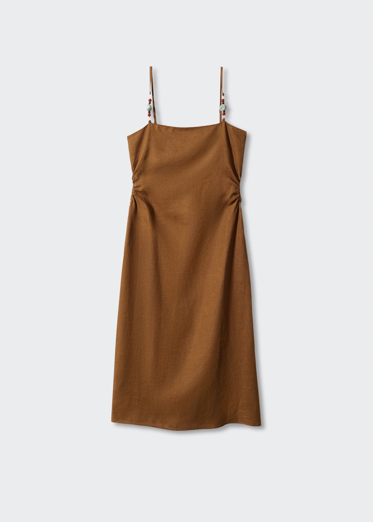 Linen dress with stone detail - Article without model