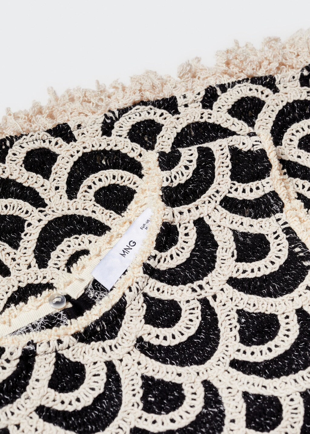 Geometric crochet top