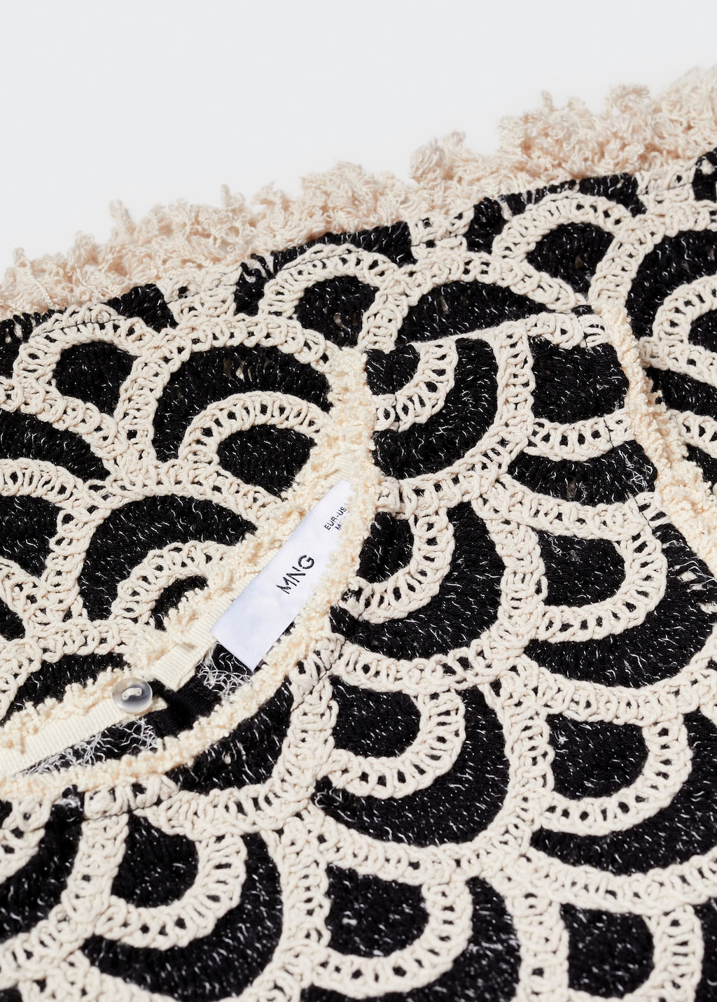 Geometric crochet top